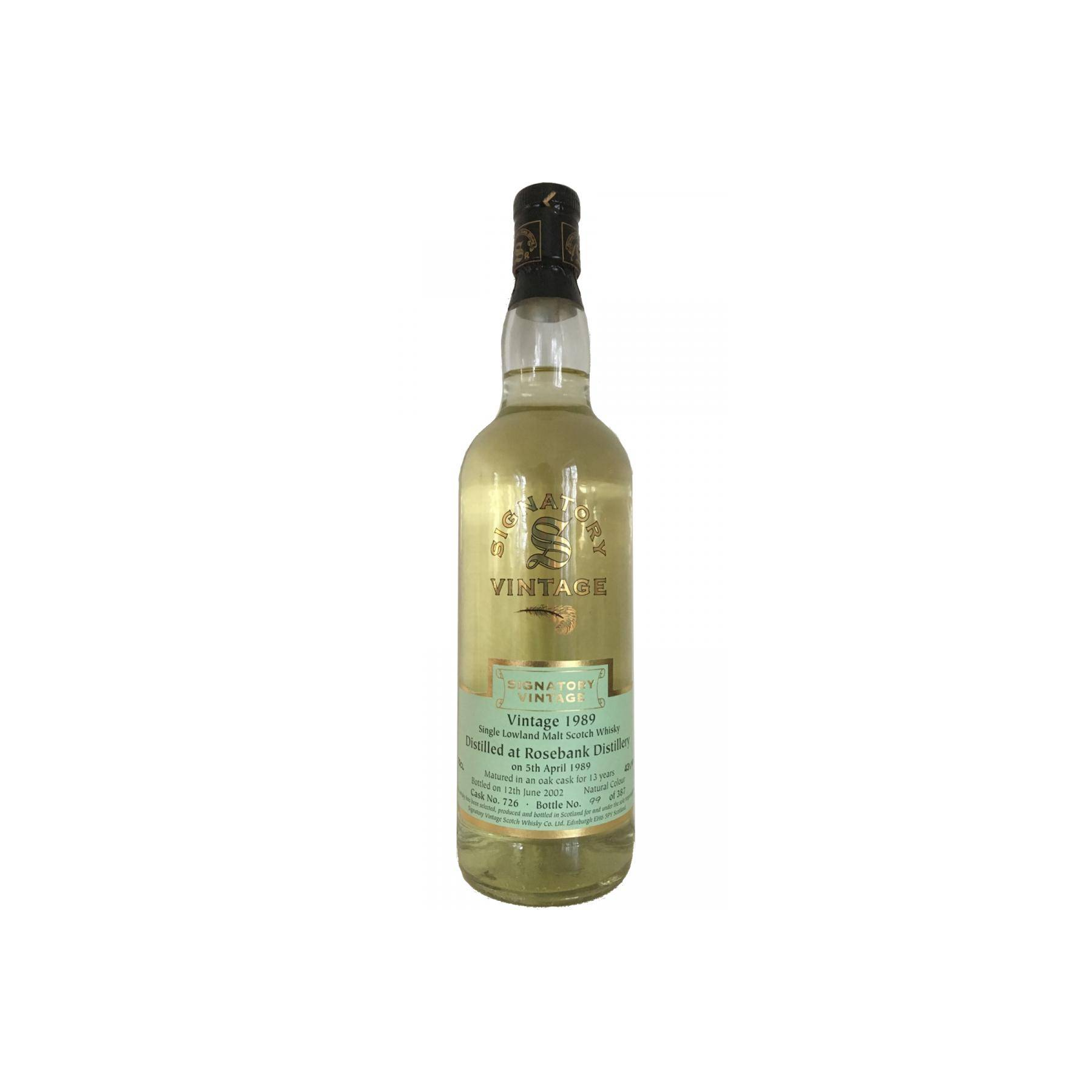 Rosebank Vintage Collection 1989 13 Years Single Malt Whisky