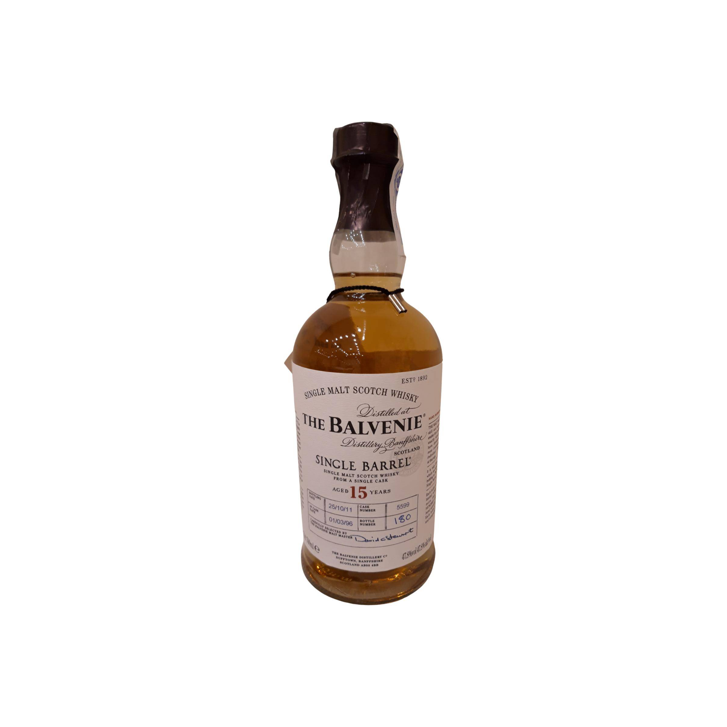 The Balvenie Single Cask 1996 15 Years Single Malt Whisky