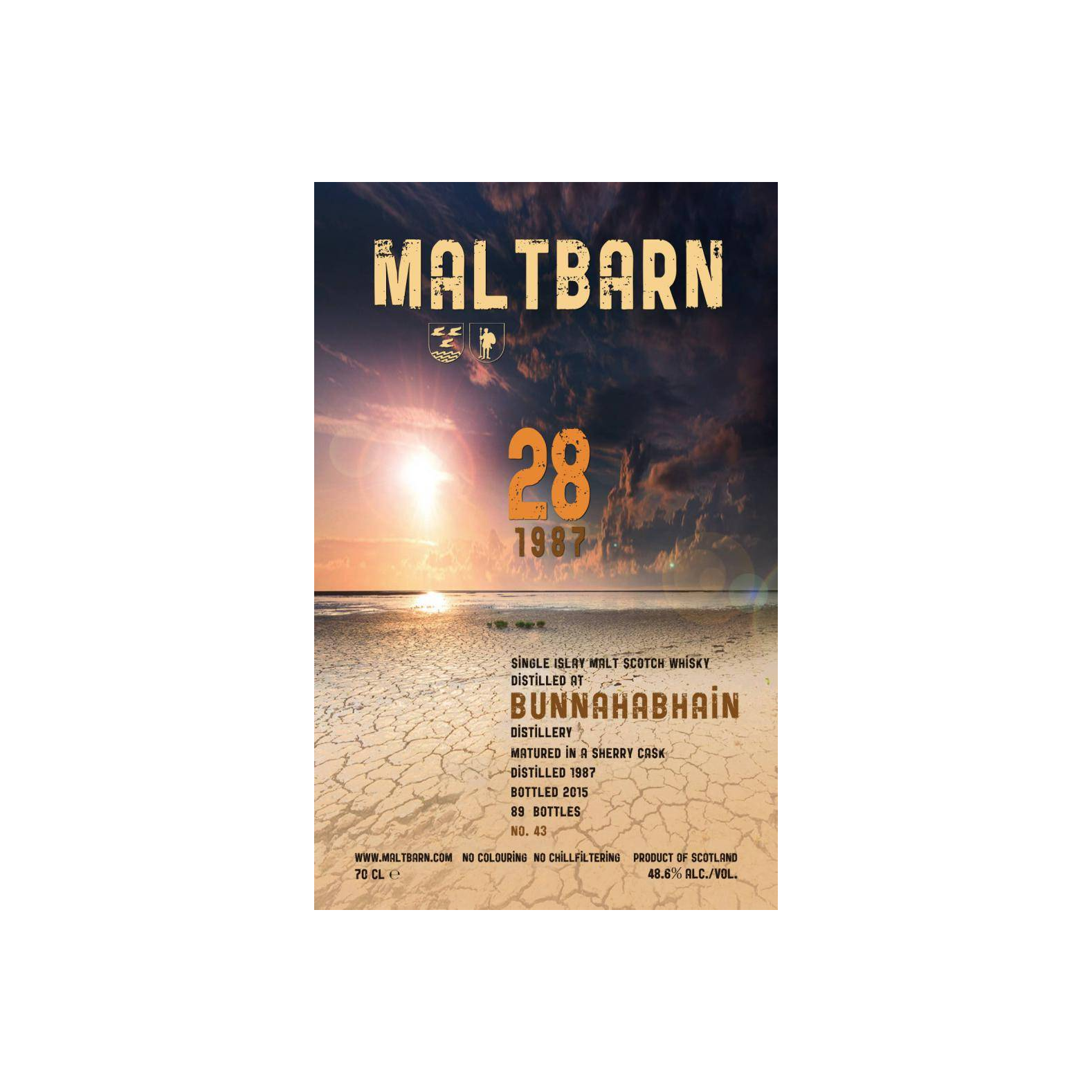 Bunnahabhain 1987 28 Years Single Malt Whisky 2