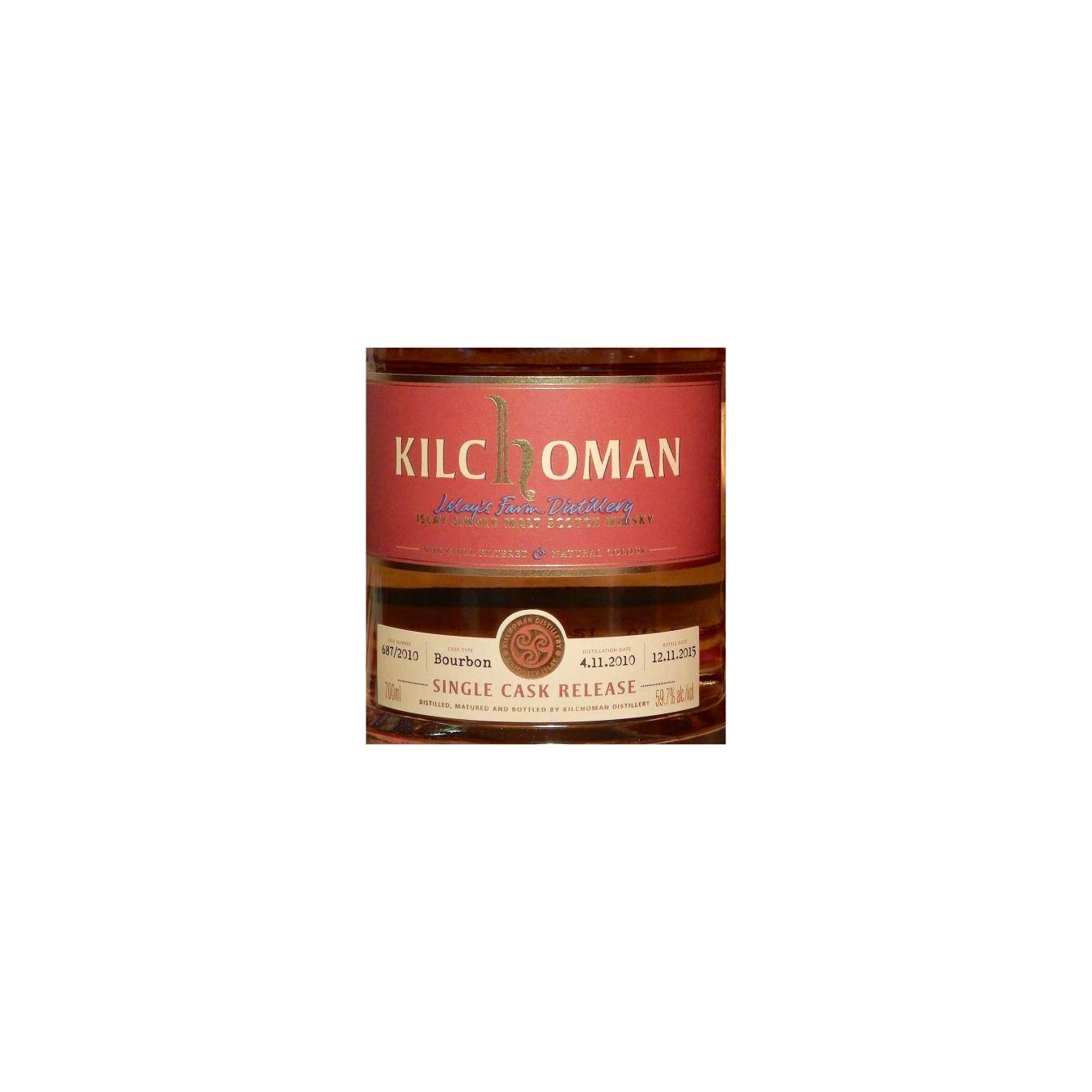 Kilchoman Single Cask 2010 5 Years Single Malt Whisky 3