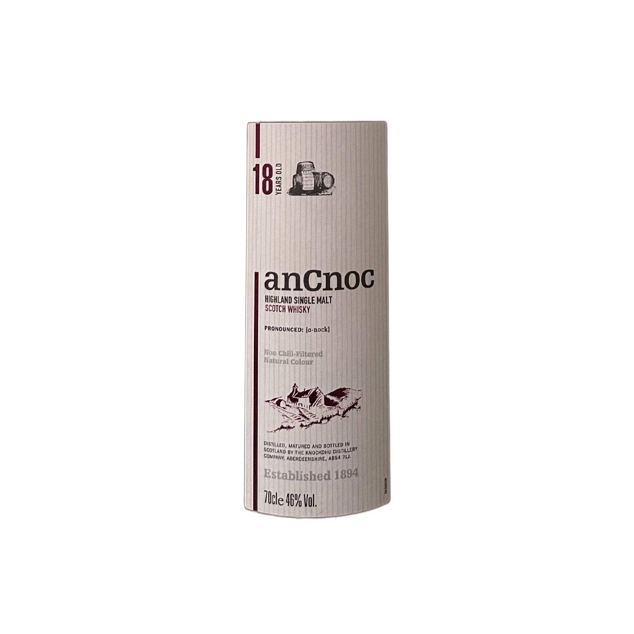 An Cnoc 18 Years Single Malt Whisky 2