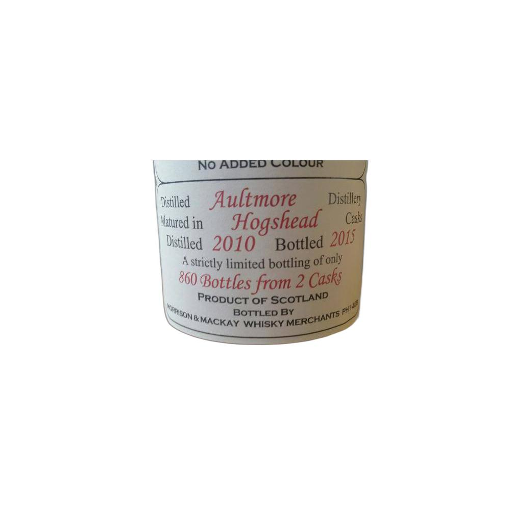 Aultmore 2010 5 Years Single Malt Whisky 2