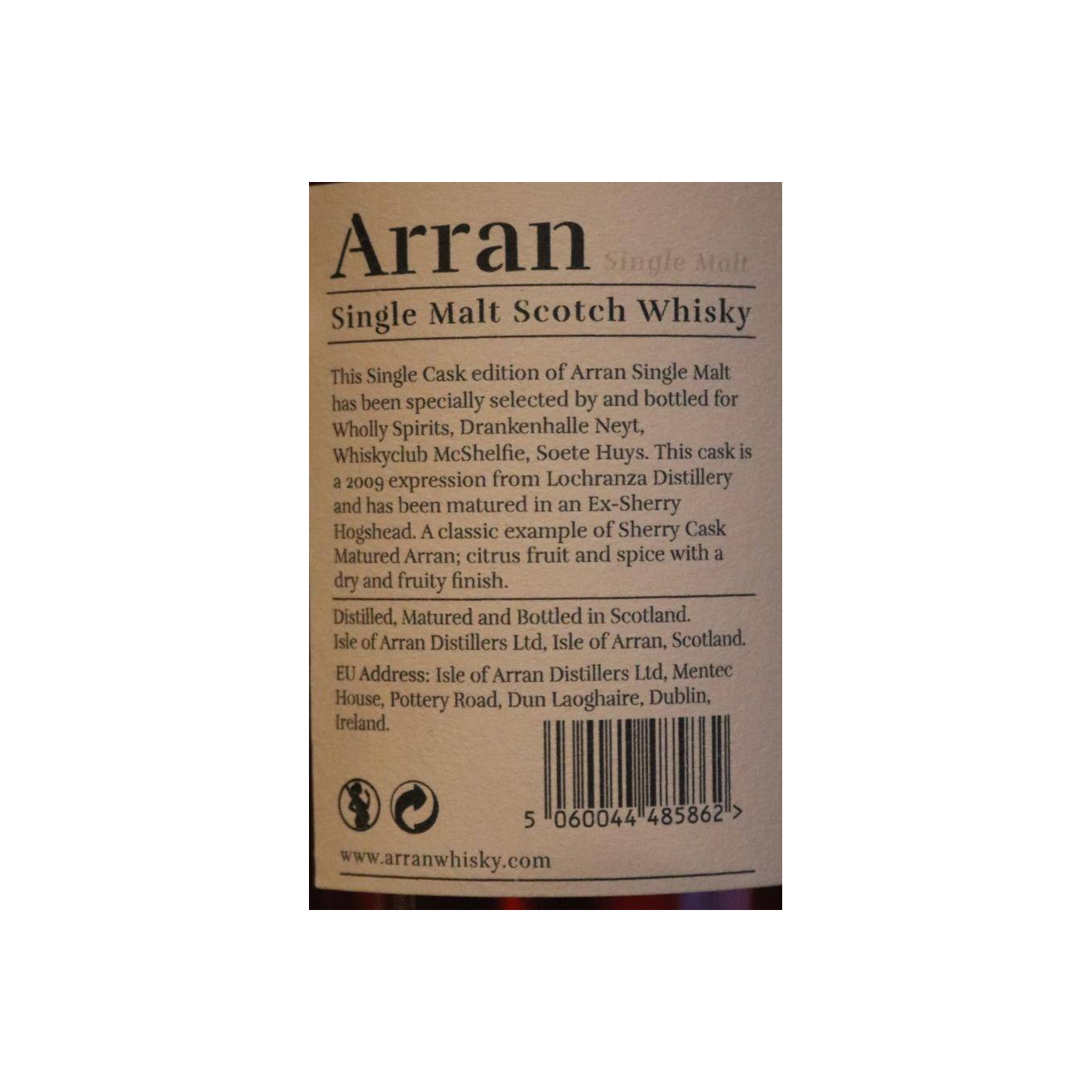 Arran Private Cask 2009 11 Years Single Malt Whisky 2