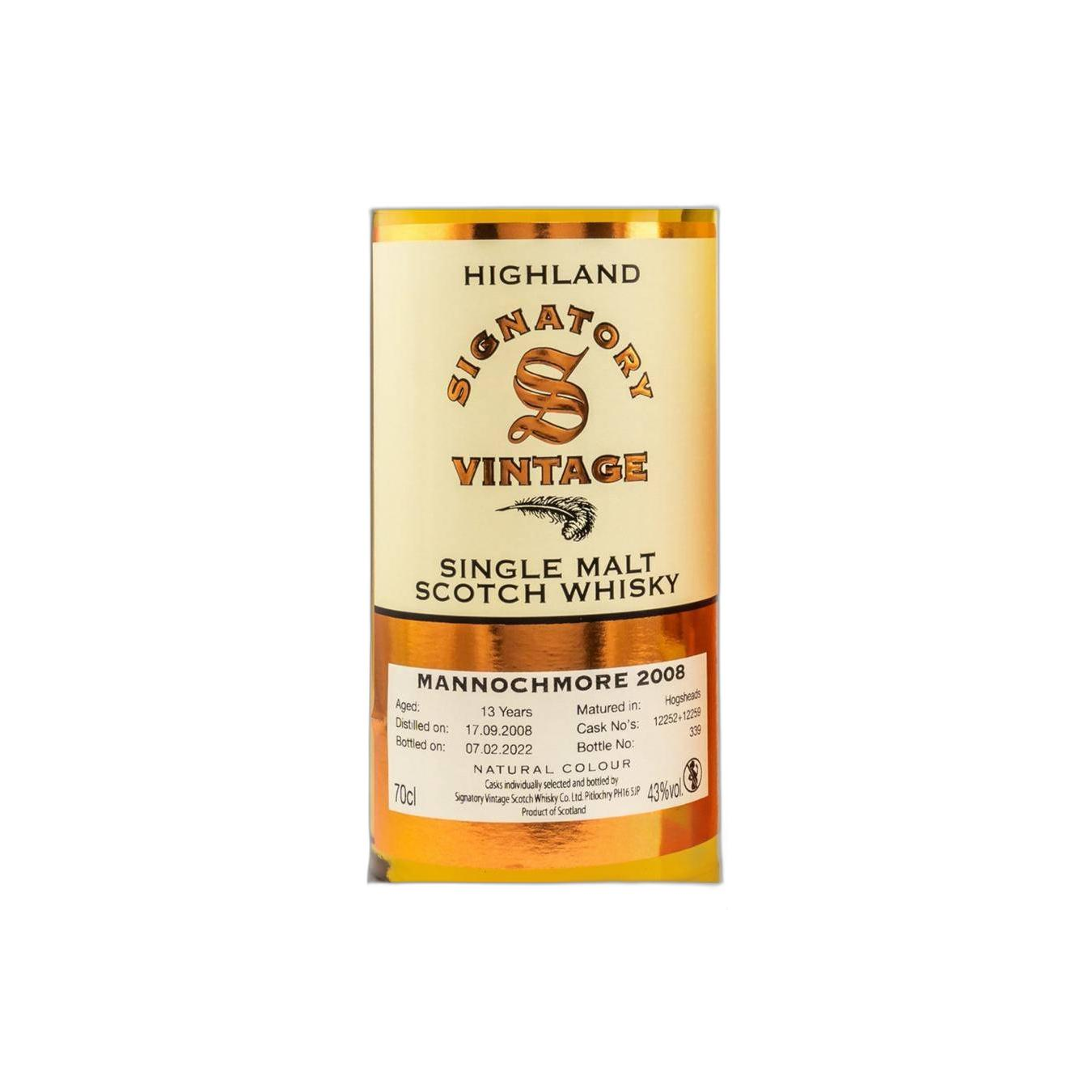 Mannochmore Vintage Collection 2008 13 Years Single Malt Whisky 3