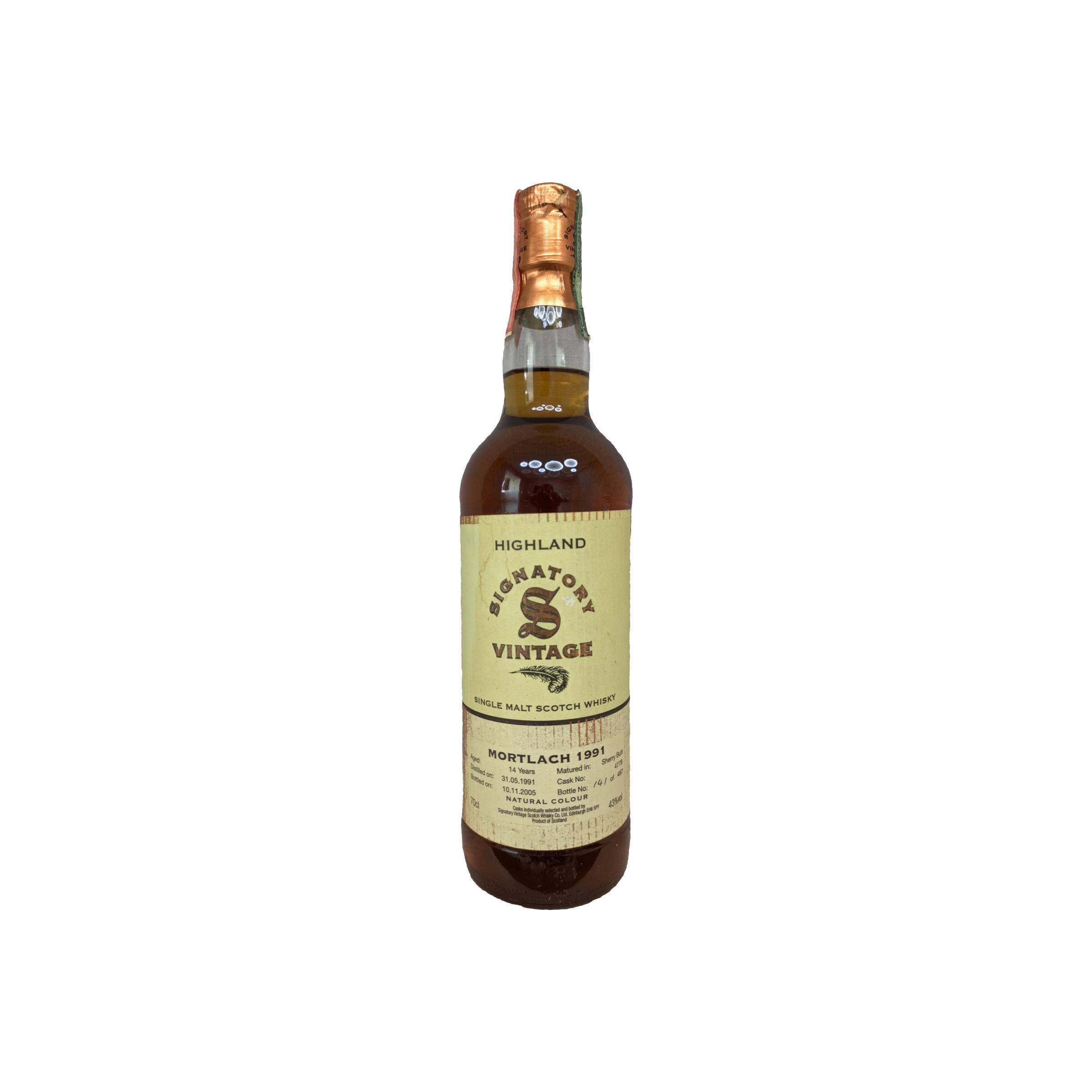 Mortlach 1991 14 Years Single Malt Whisky