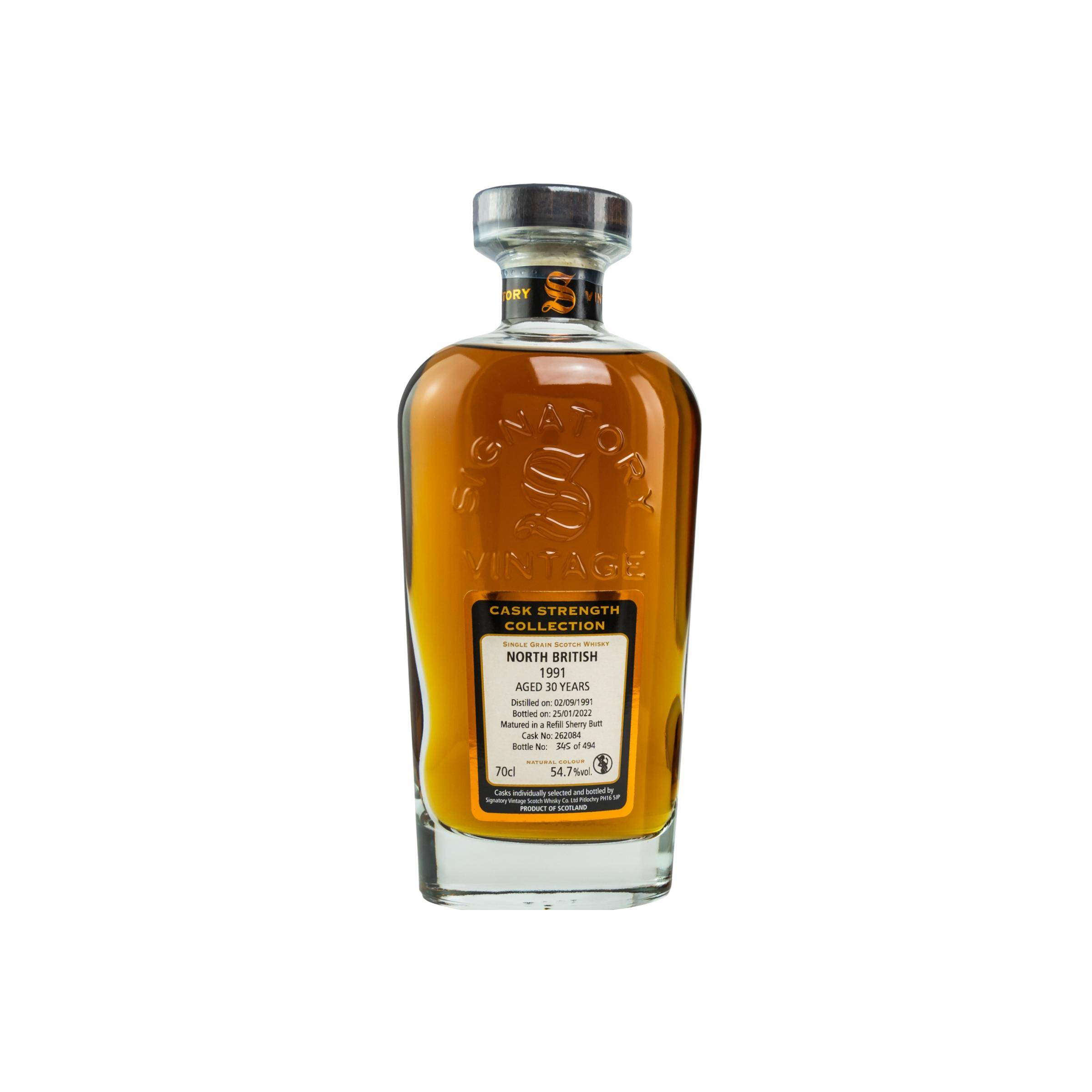 North British Cask Strength Collection 1991 30 Years Single Grain Whisky