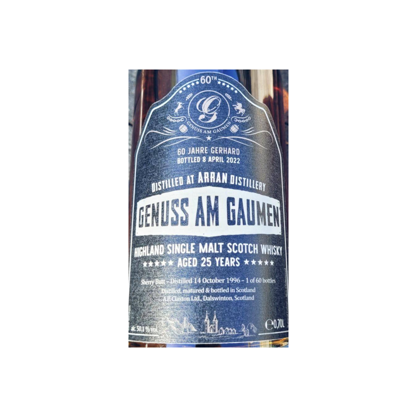 Arran 1996 25 Years Single Malt Whisky
