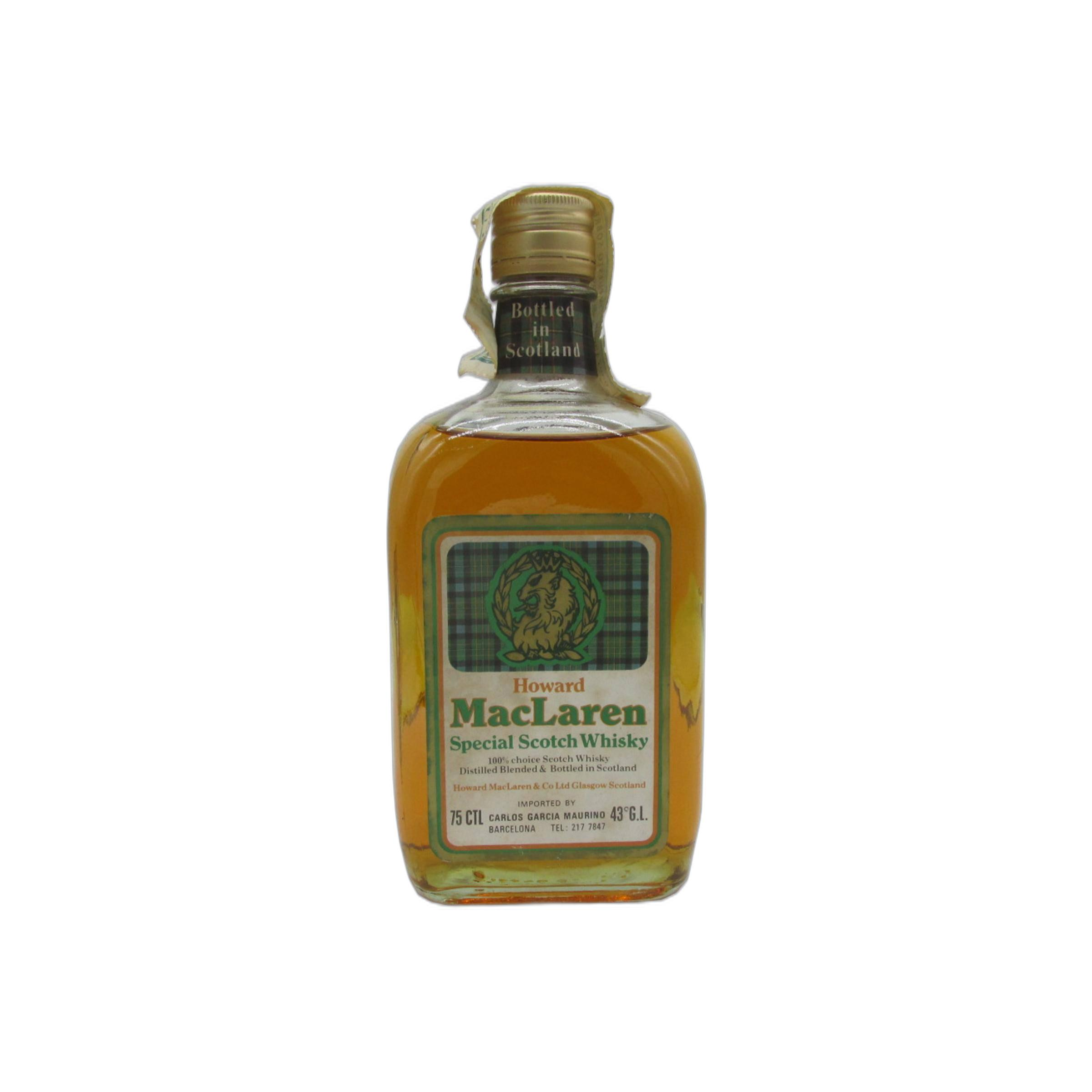 Howard MacLaren Special Scotch Whisky HMcl