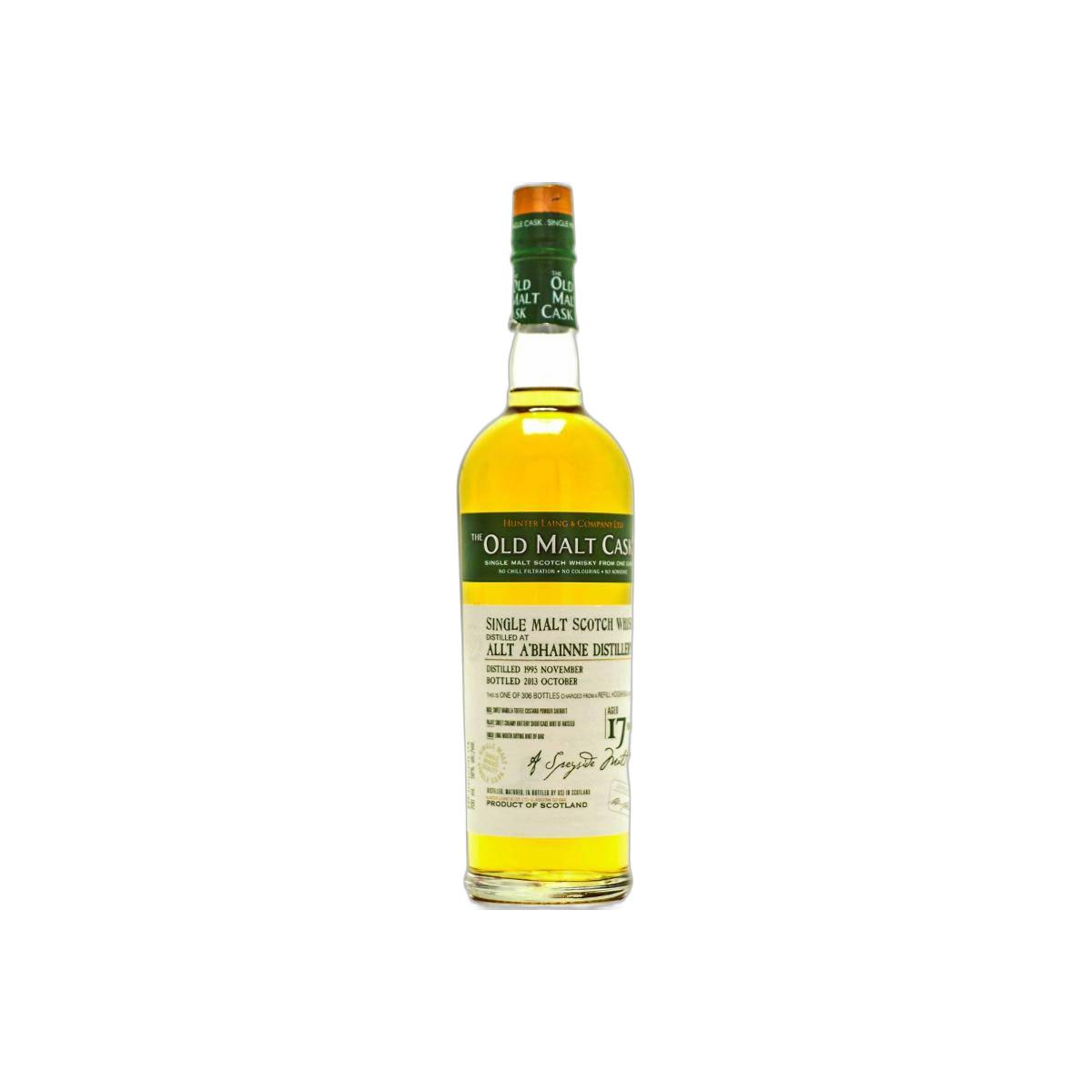 Allt-A-Bhainne Old Malt Cask 1995 17 Years Single Malt Whisky 2