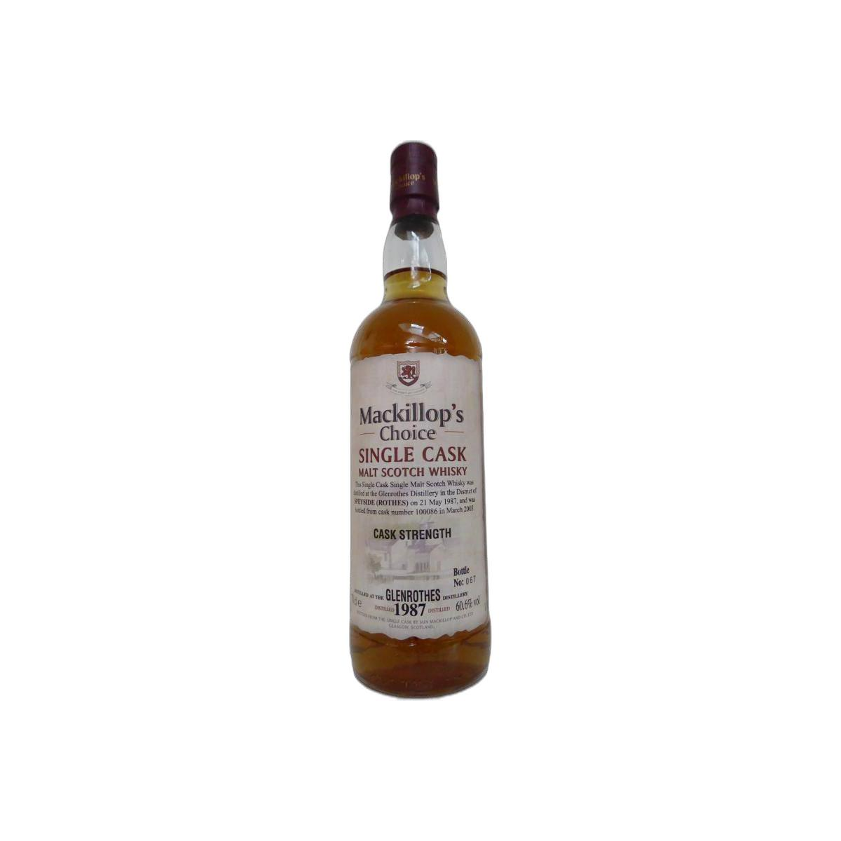 The Glenrothes 1987 15 Years Single Malt Whisky