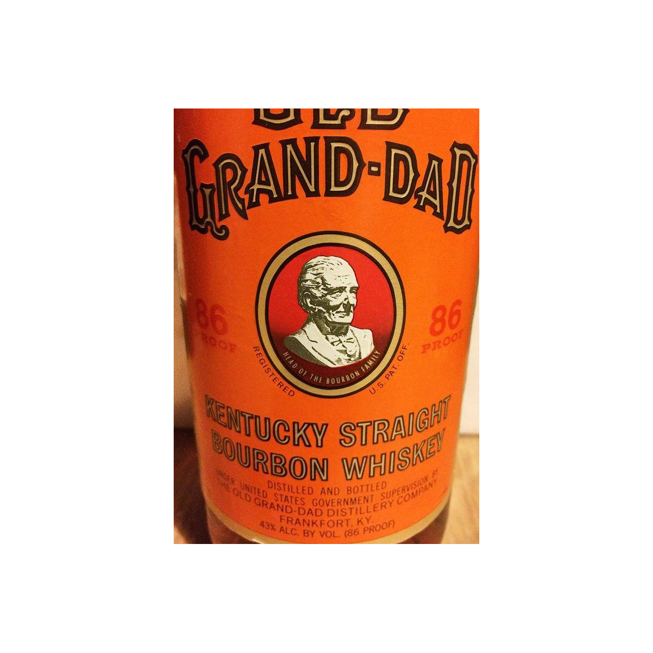 Old Grand-Dad Kentucky Straight Bourbon Whiskey