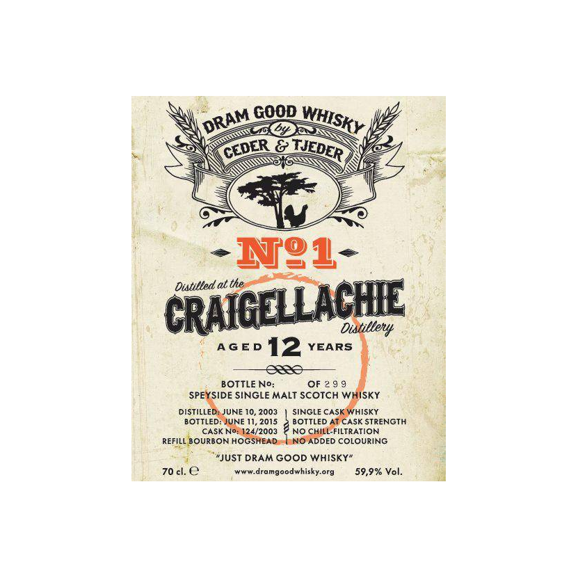 Craigellachie 2003 12 Years Single Malt Whisky 2