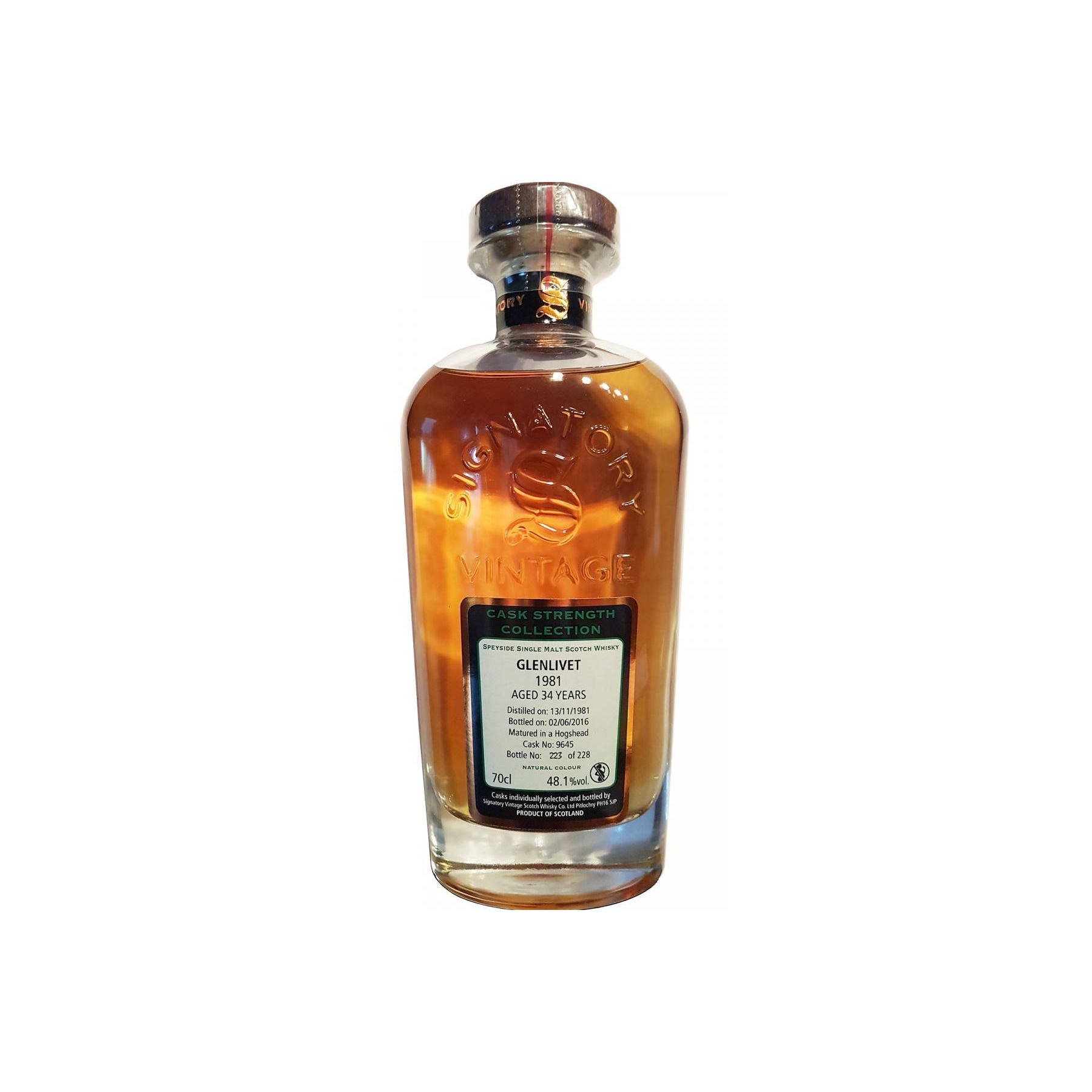 The Glenlivet Cask Strength Collection 1981 34 Years Single Malt Whisky