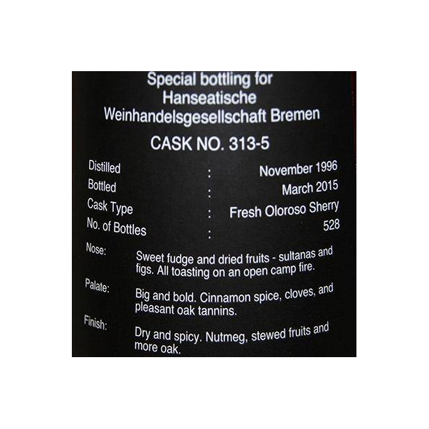 Springbank Single Cask 1996 18 Years Single Malt Whisky 3