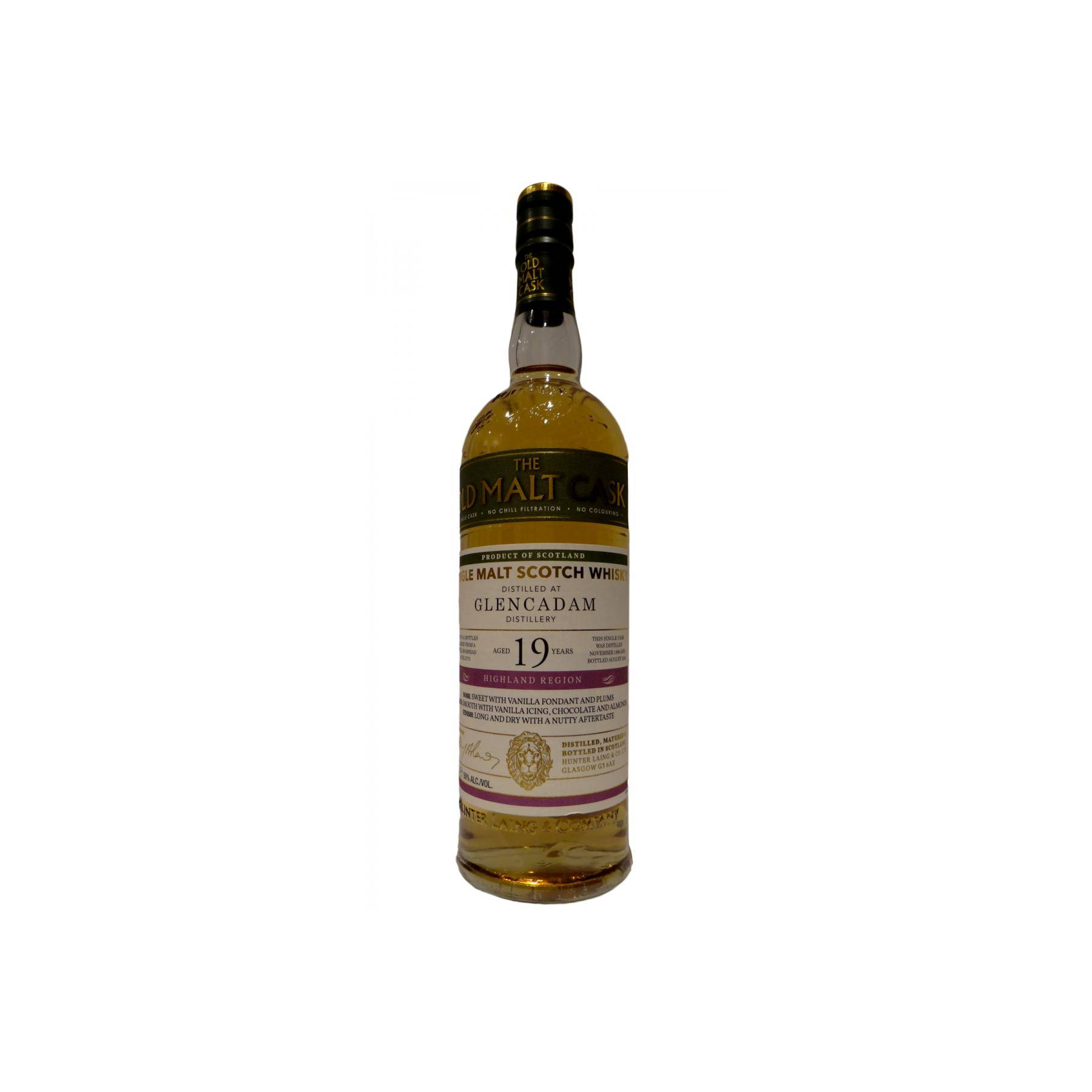 Glencadam Old Malt Cask 1996 19 Years Single Malt Whisky