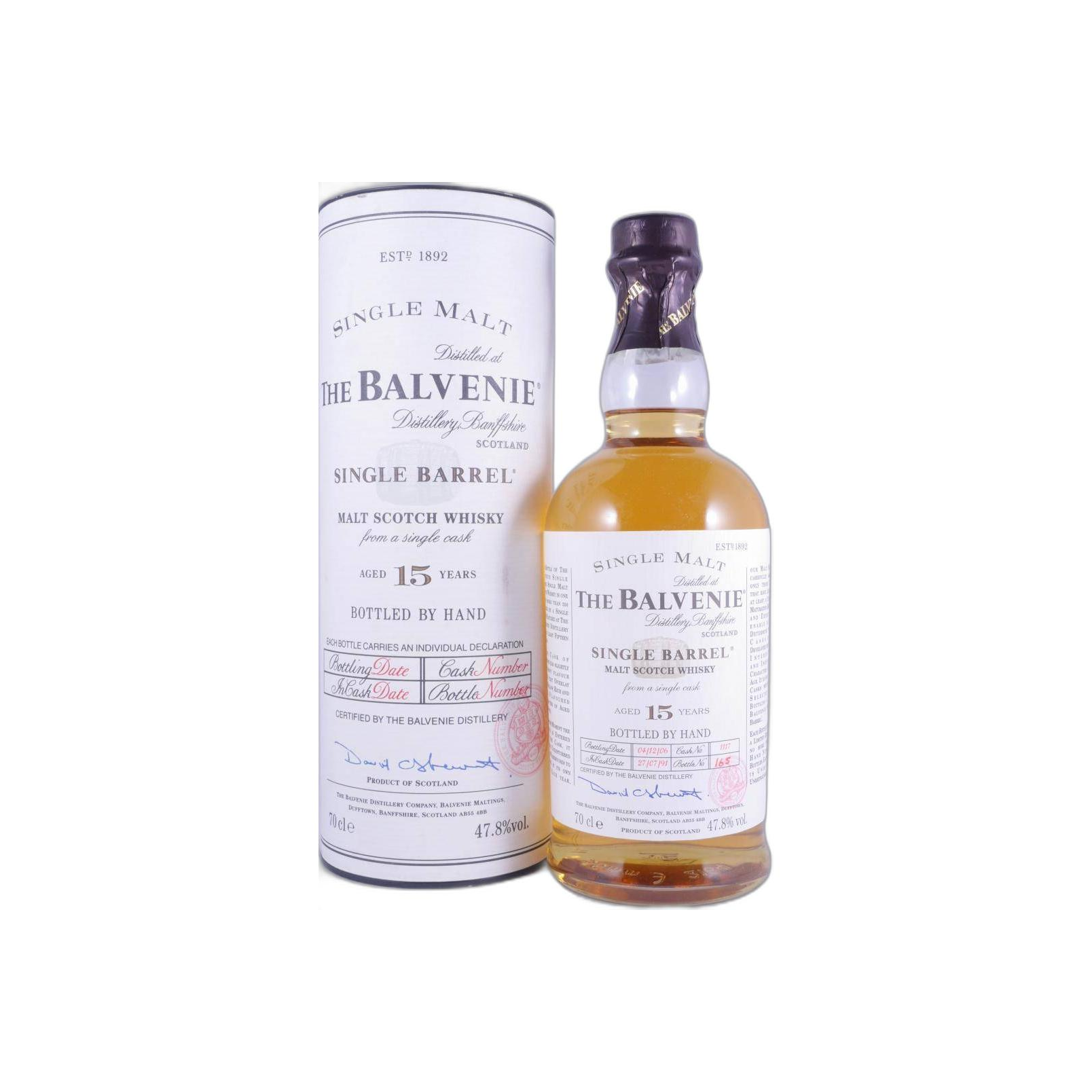 The Balvenie Single Cask 1991 15 Years Single Malt Whisky 2