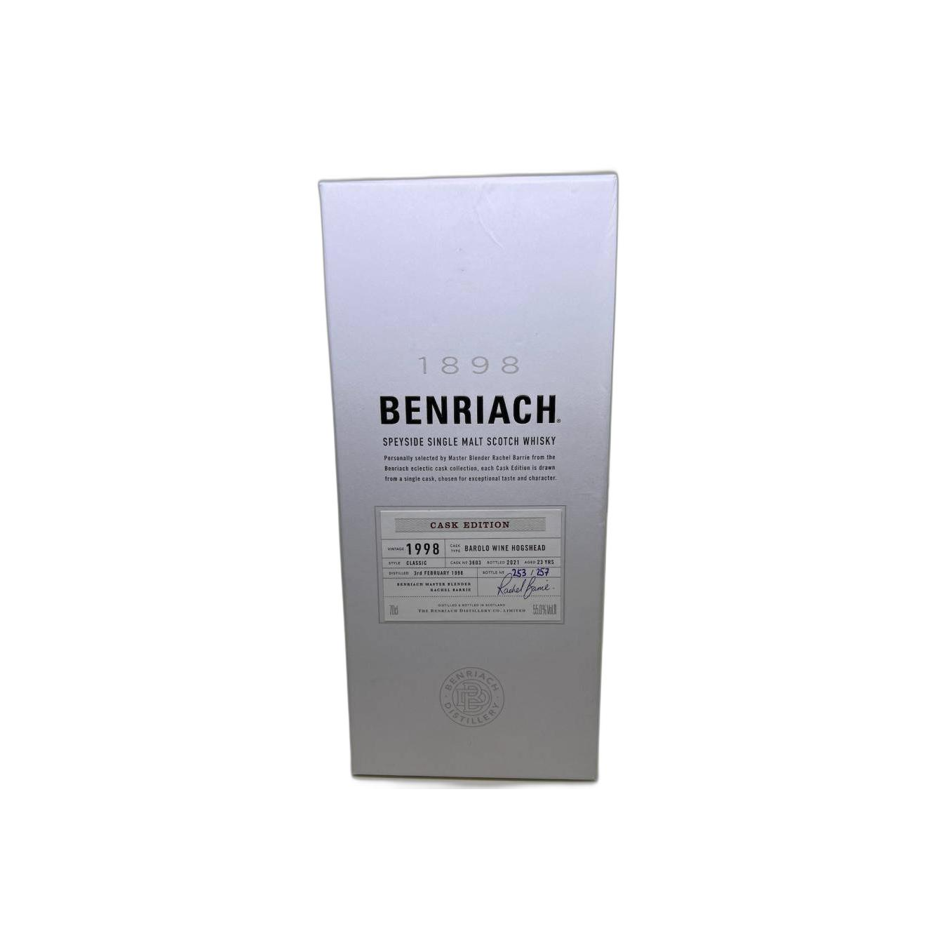 BenRiach 1998 23 Years Single Malt Whisky 3