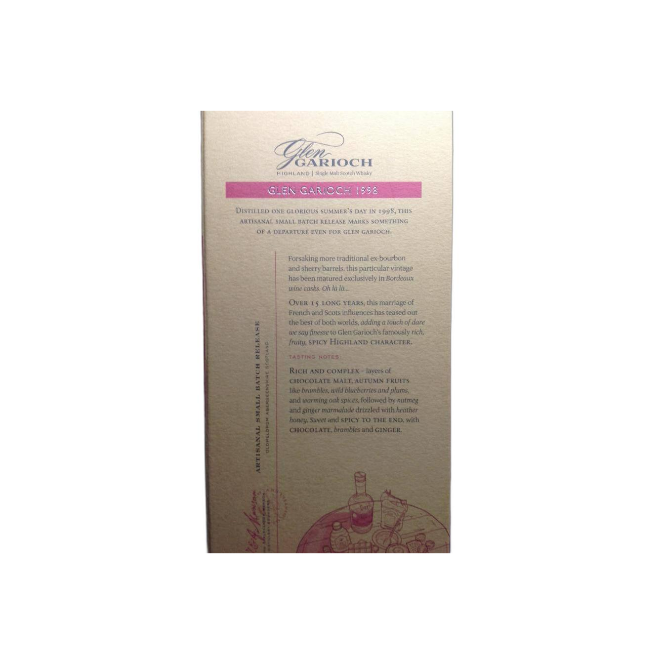 Glen Garioch 1998 15 Years Single Malt Whisky 3