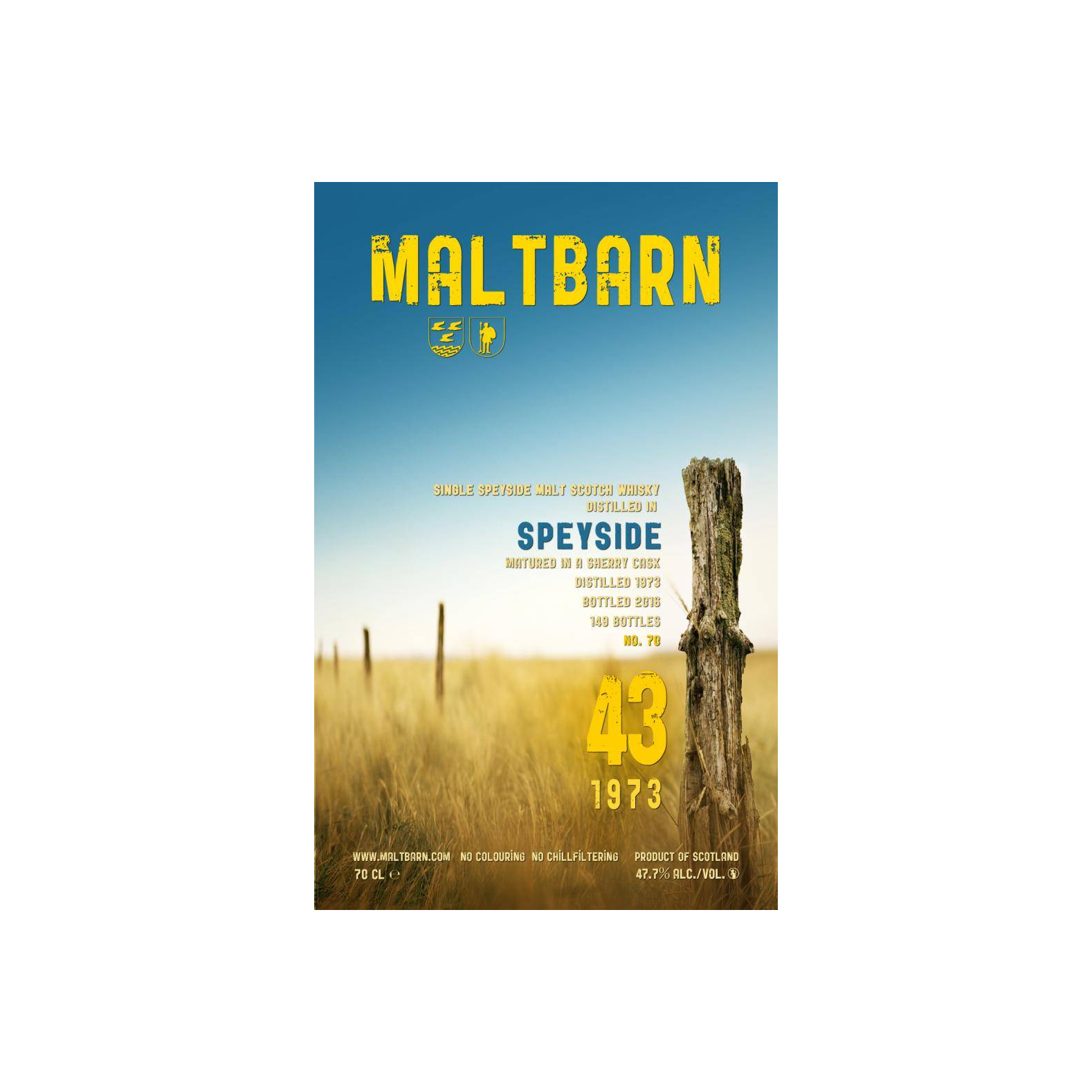 Maltbarn 1973 43 Years Single Malt Whisky 2