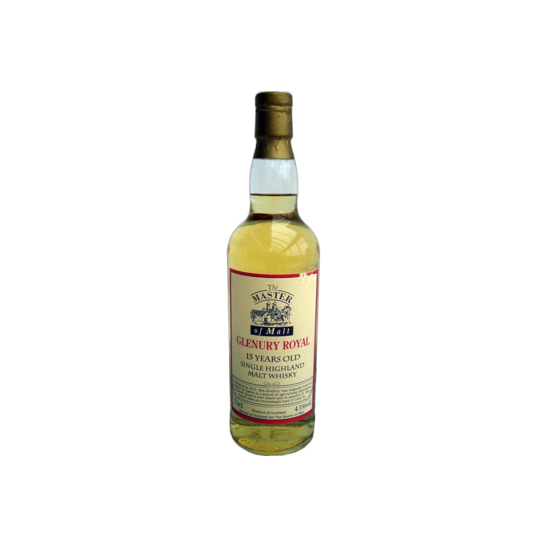 Glenury Royal 15 Years Single Malt Whisky