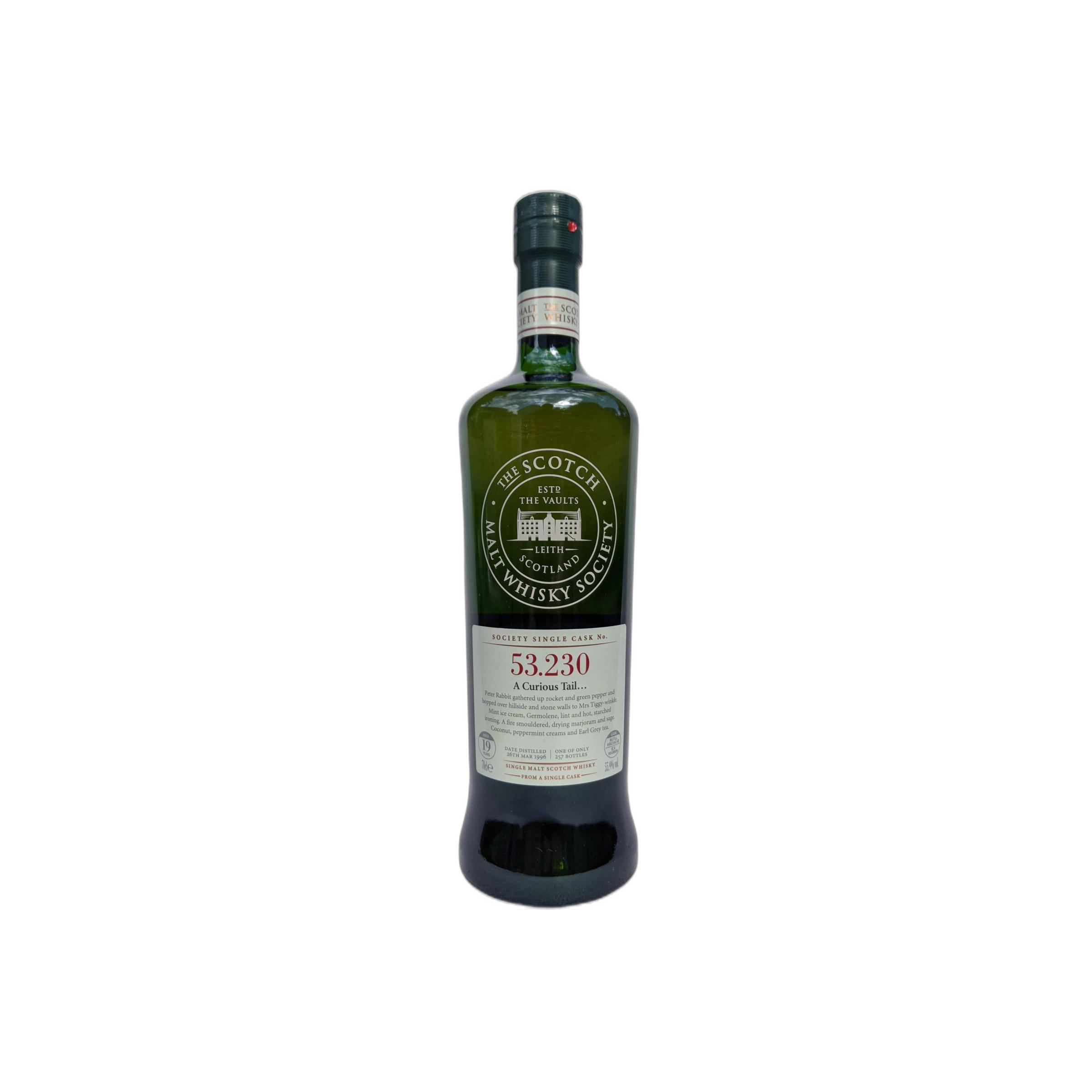 The Scotch Malt Whisky Society 1996 19 Years Single Malt Whisky