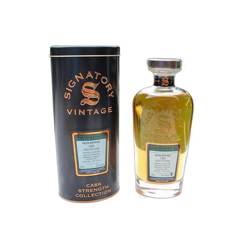 The Glenrothes Cask Strength Collection 1990 25 Years Single Malt Whisky