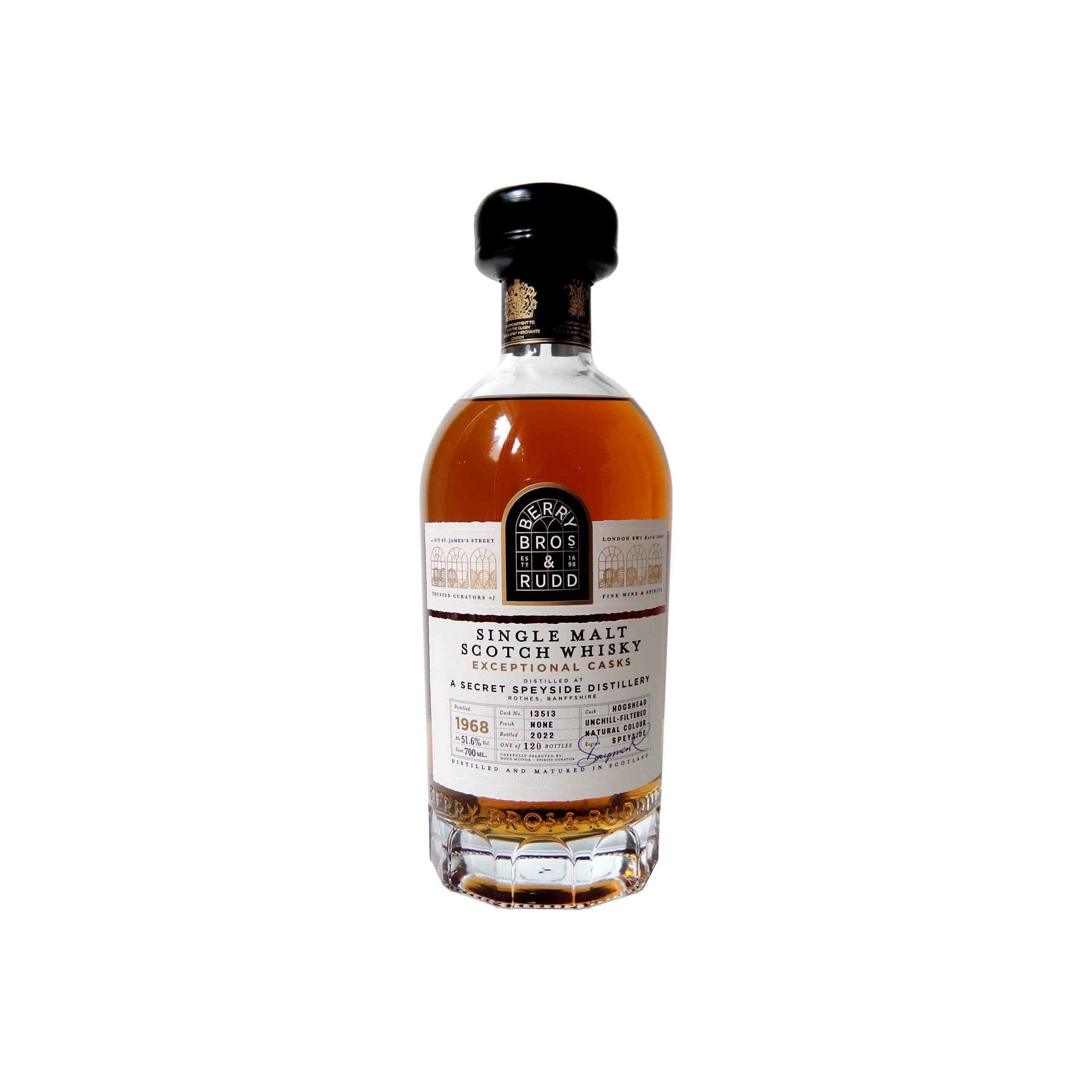 Berry Bros. & Rudd 1968 54 Years Single Malt Whisky