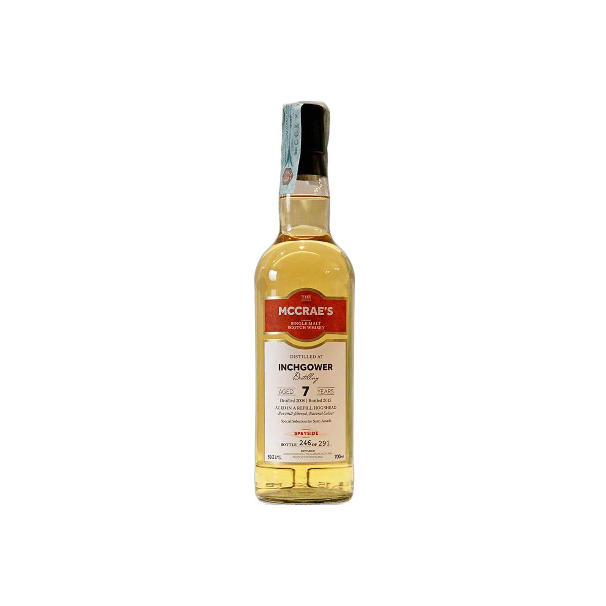 Inchgower 2008 7 Years Single Malt Whisky
