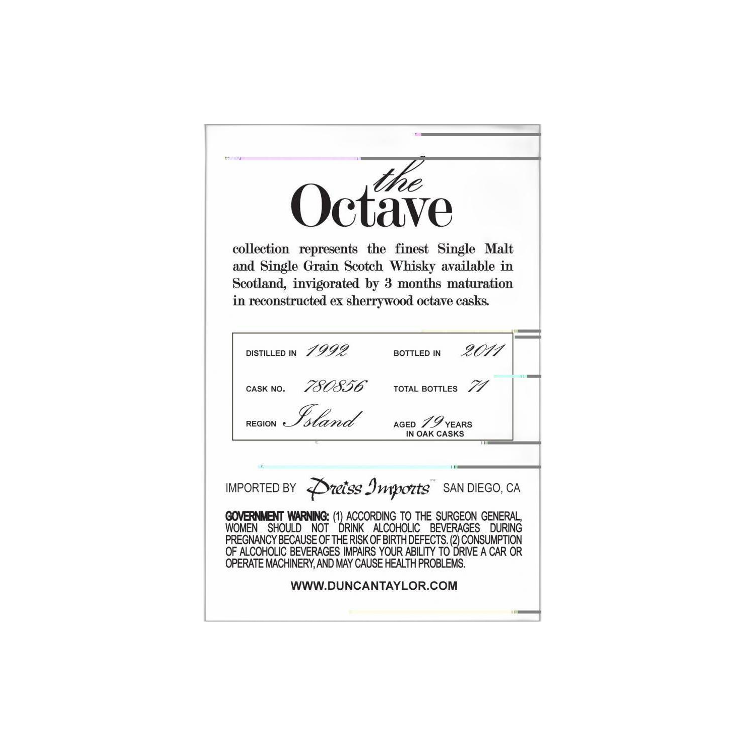 Jura The Octave 1992 19 Years Single Malt Whisky 2