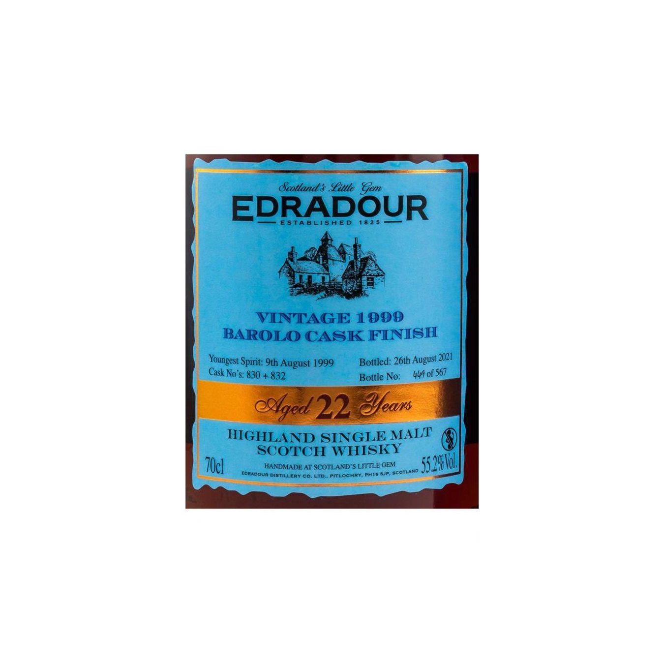 Edradour 1999 22 Years Single Malt Whisky 3