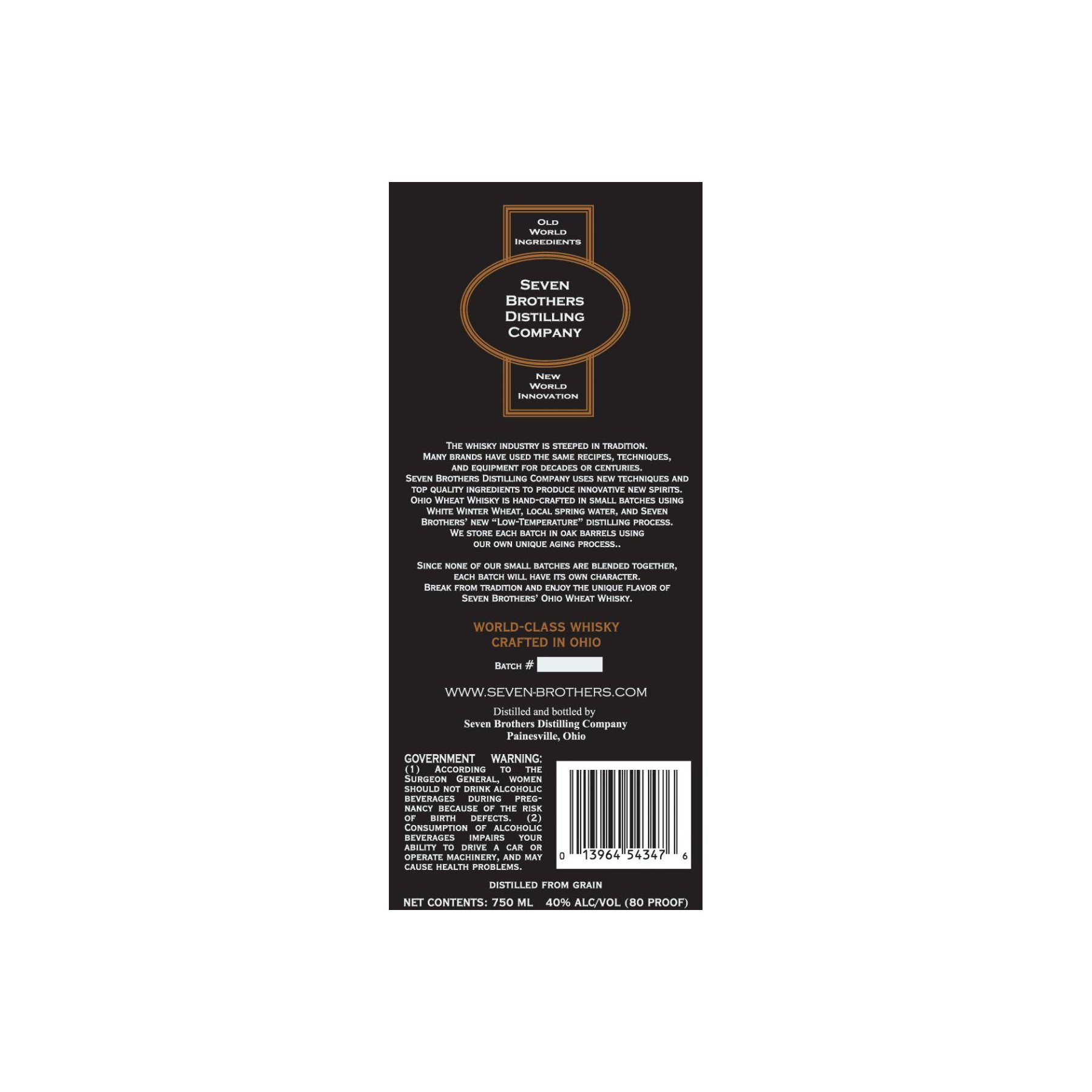 Seven Brothers Ohio Wheat Whisky 2