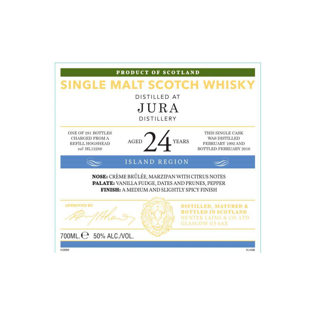 Jura Old Malt Cask 1992 24 Years Single Malt Whisky