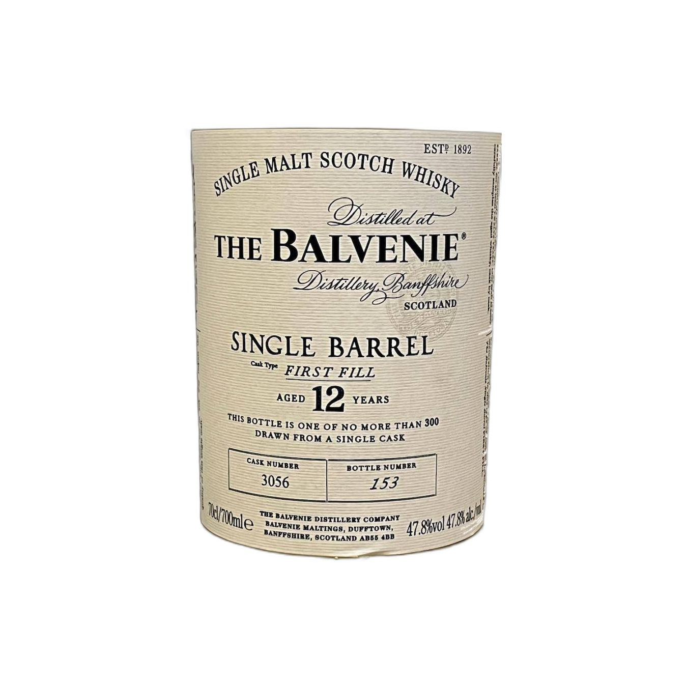 The Balvenie Single Cask 12 Years Single Malt Whisky