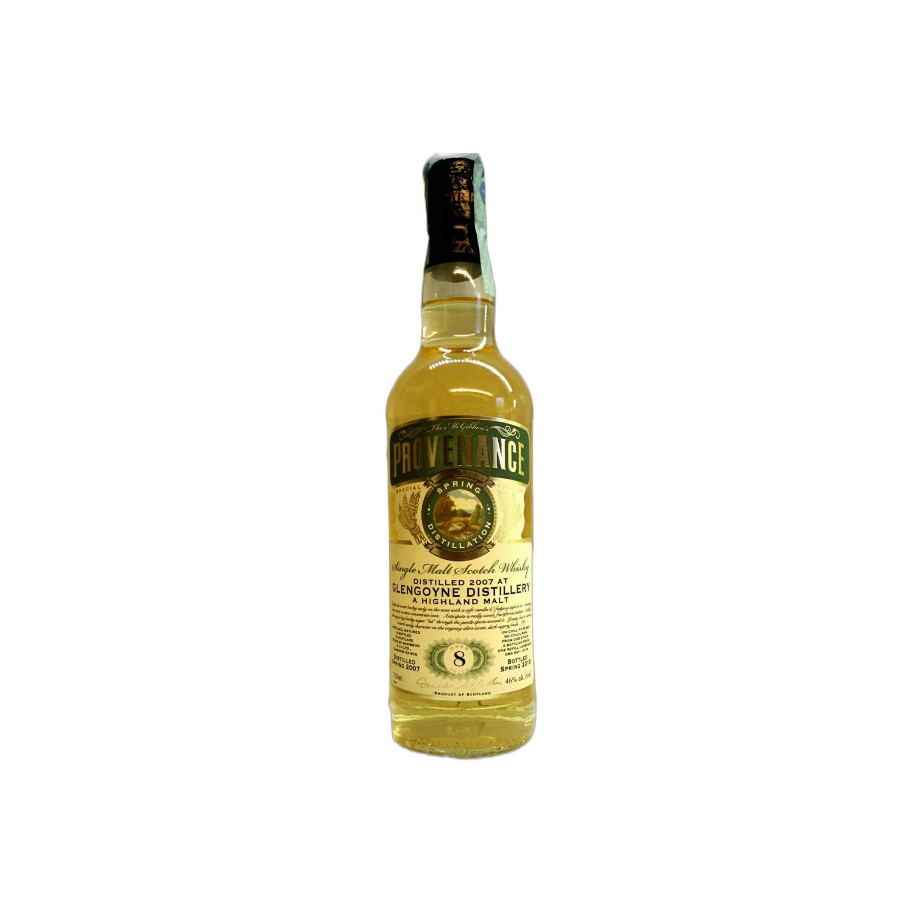Glengoyne McGibbon's Provenance 2007 8 Years Single Malt Whisky