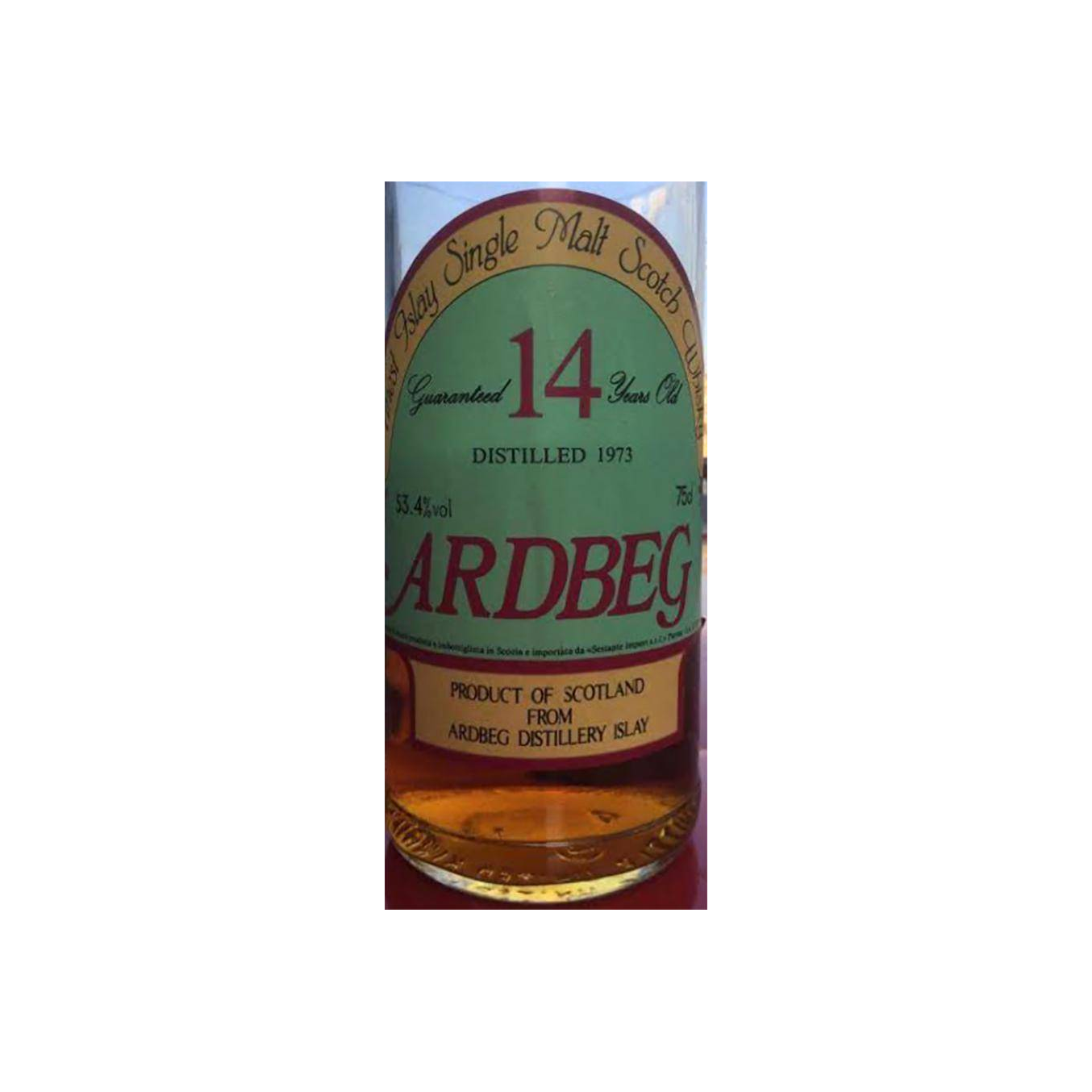 Ardbeg 1973 14 Years Single Malt Whisky