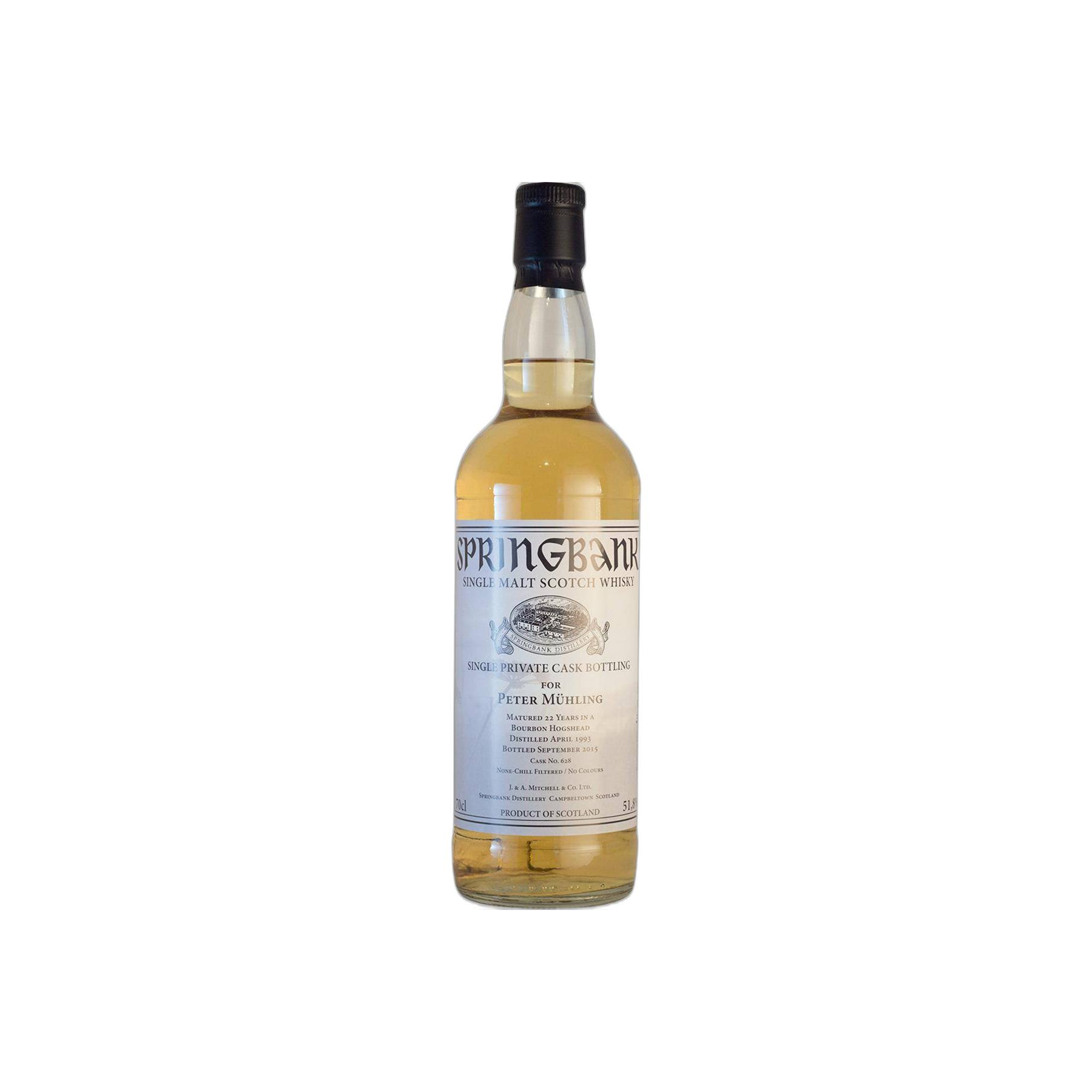 Springbank Private Bottling 1993 22 Years Single Malt Whisky