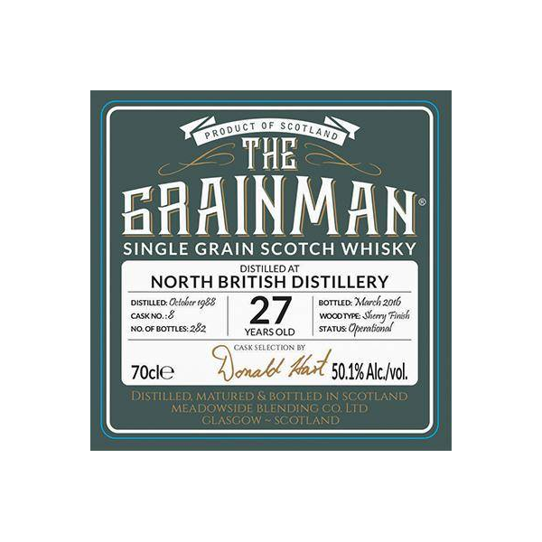 North British 1988 27 Years Single Grain Whisky 2