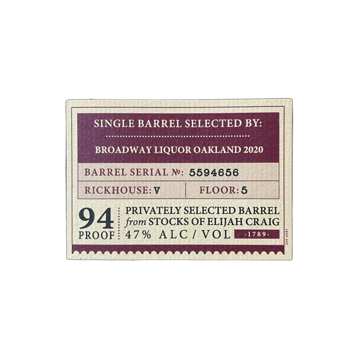 Elijah Craig Bourbon Whisky 2