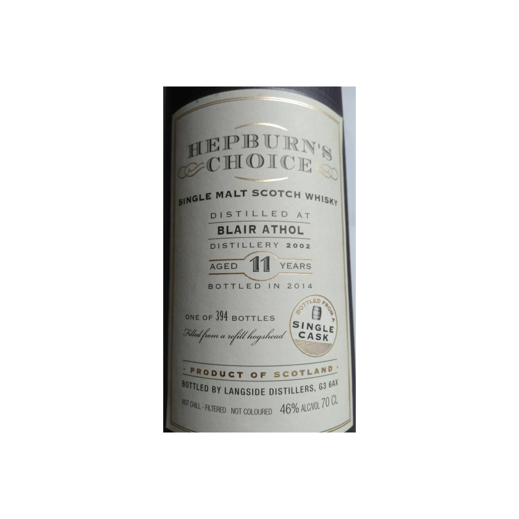 Blair Athol 2002 11 Years Single Malt Whisky 2