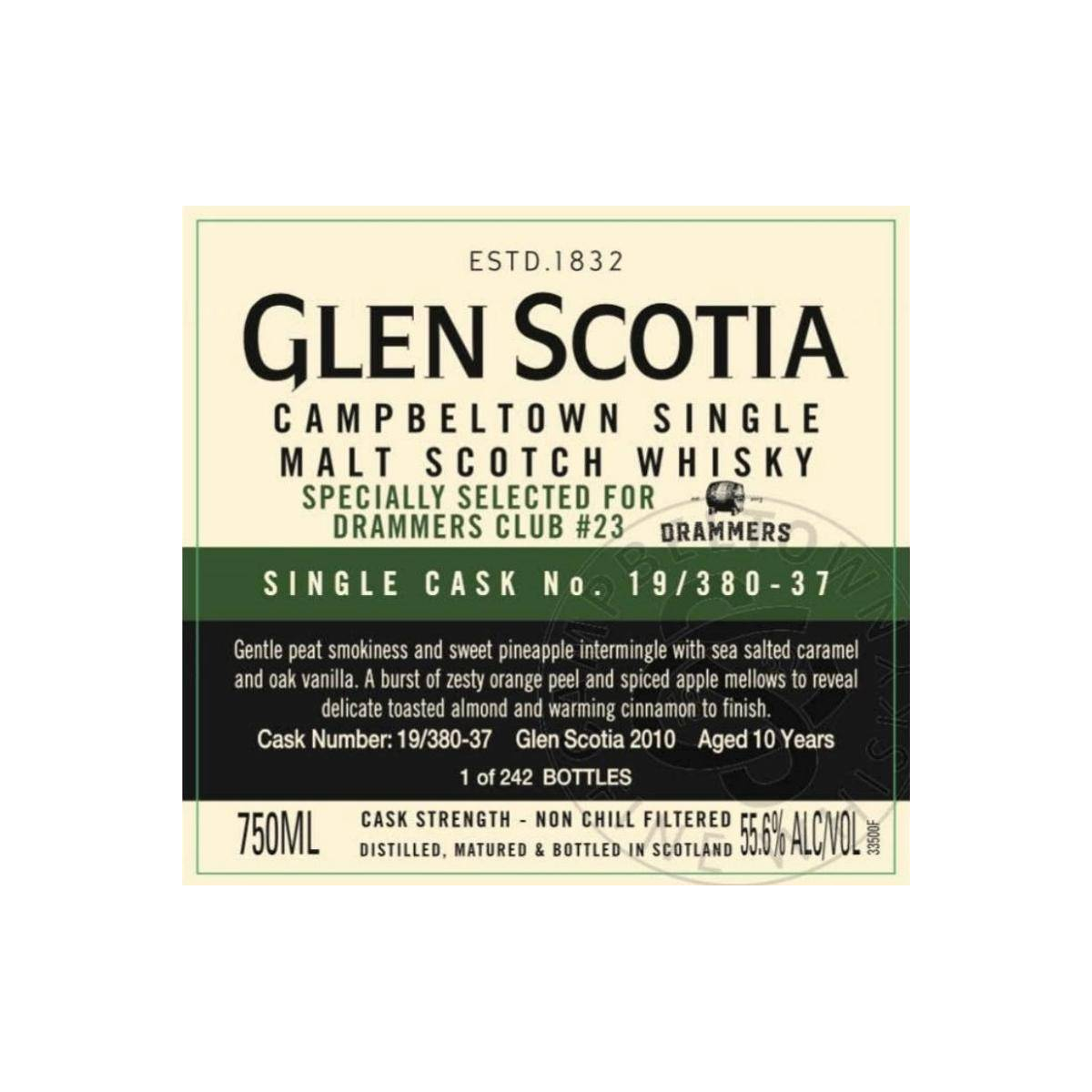 Glen Scotia Single Cask 2010 10 Years Single Malt Whisky 3