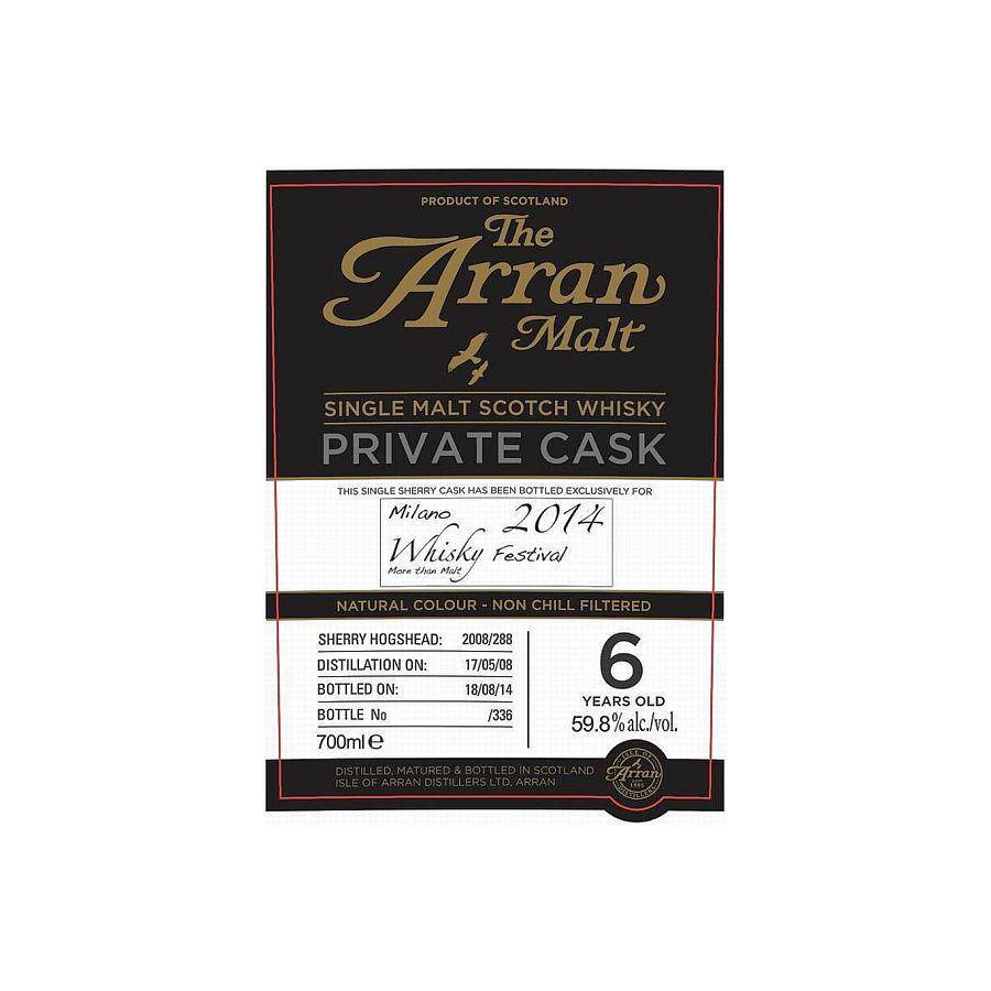 Arran Private Cask 2008 6 Years Single Malt Whisky 3