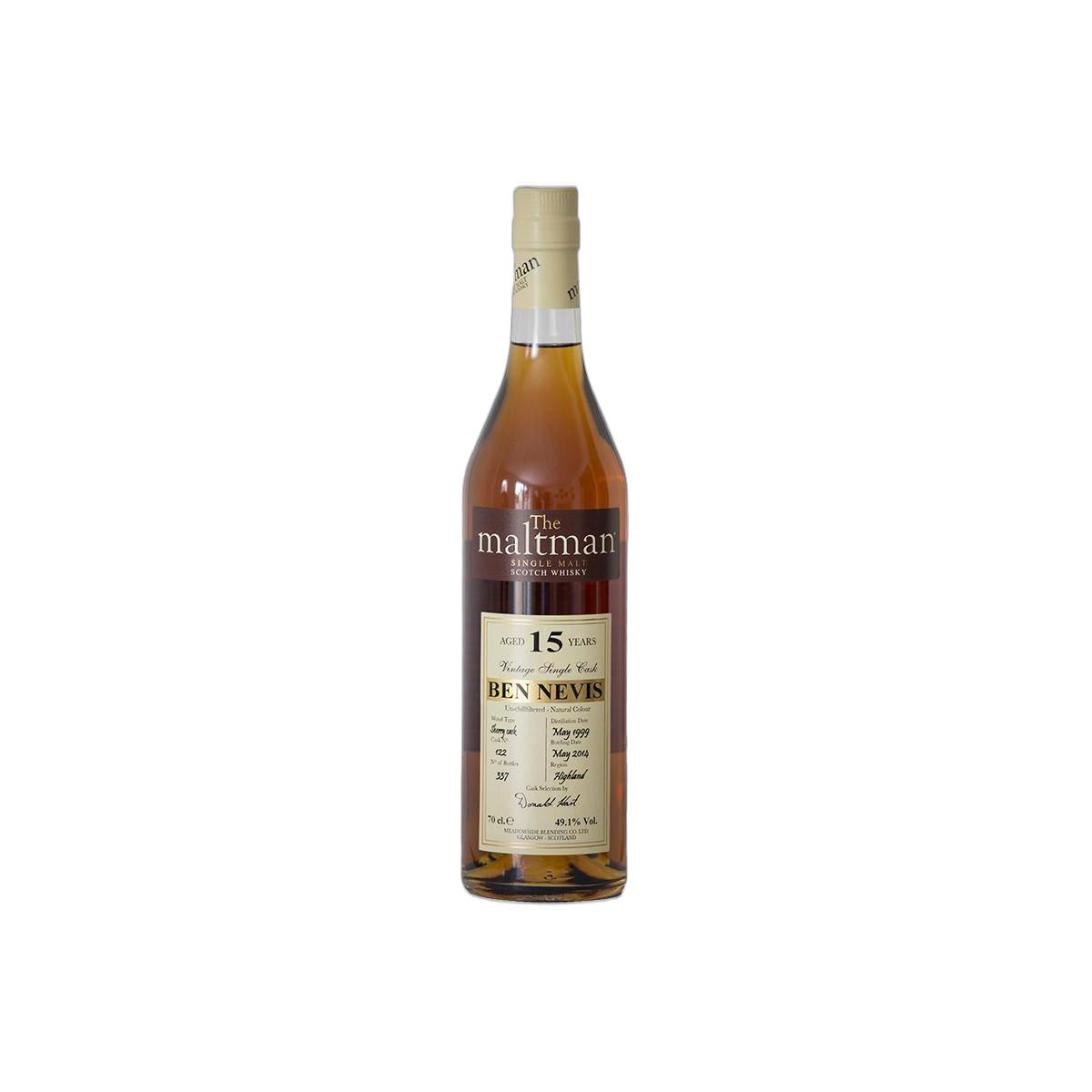 Ben Nevis 1999 15 Years Single Malt Whisky