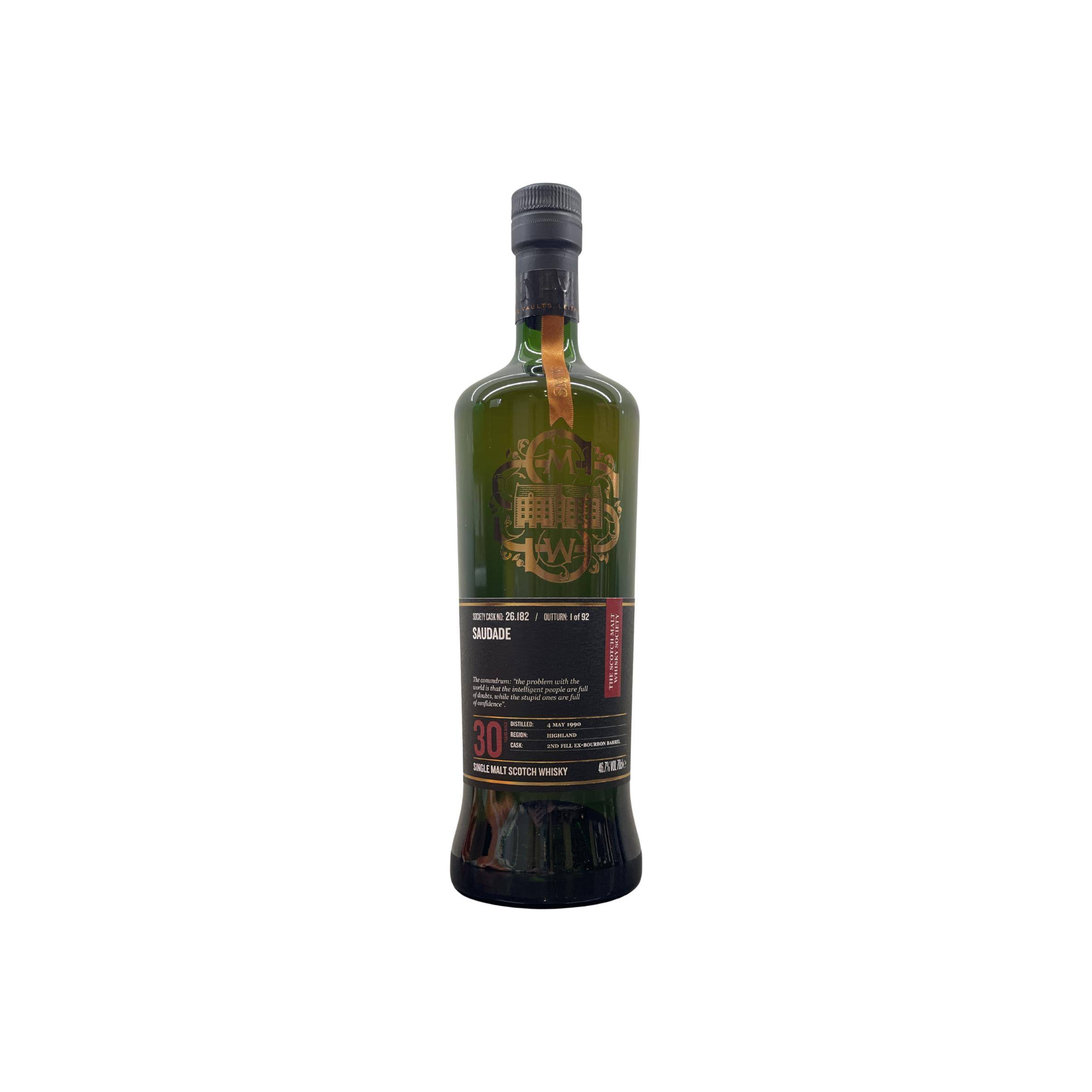The Scotch Malt Whisky Society 1990 30 Years Single Malt Whisky