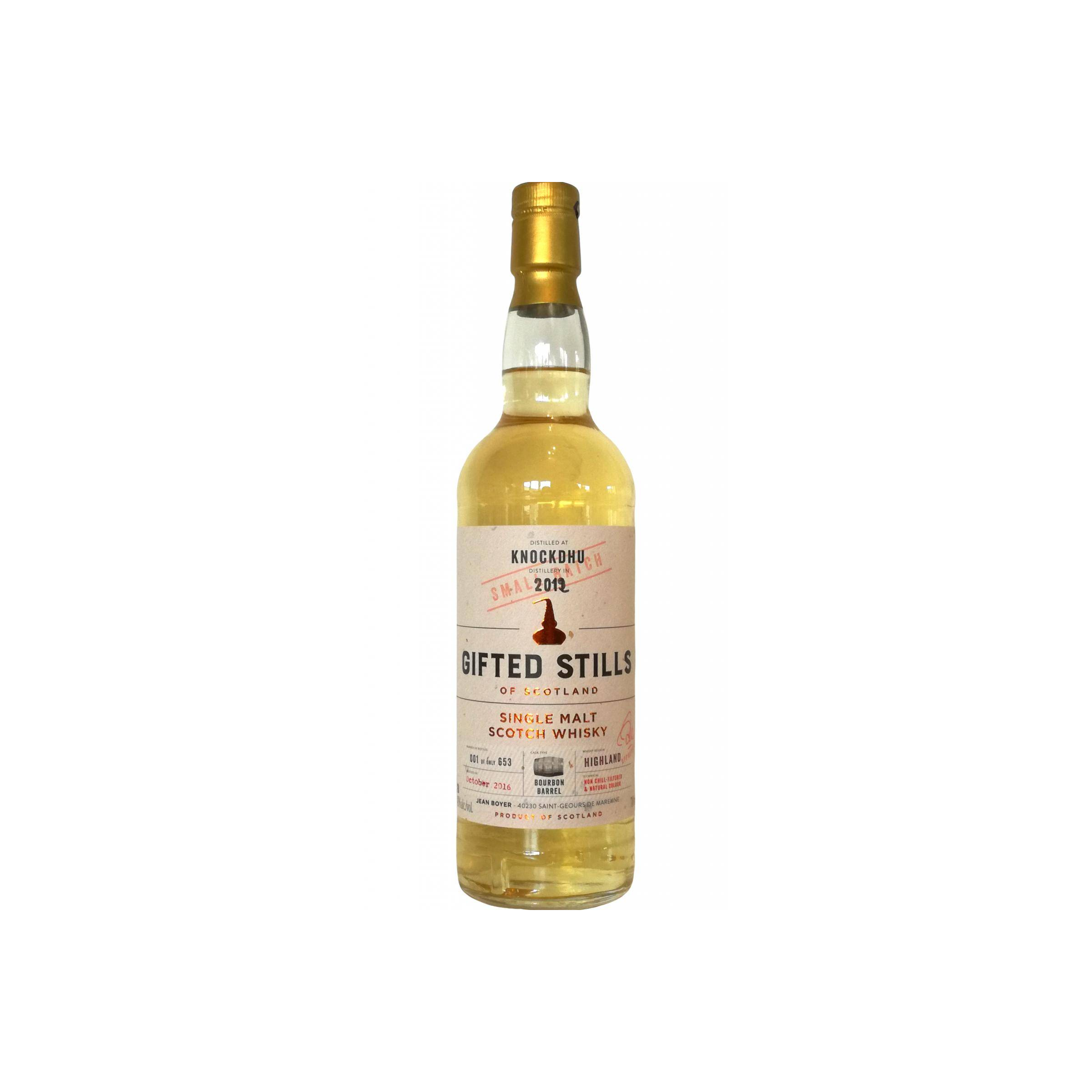 The Knockdhu 2012 4 Years Single Malt Whisky