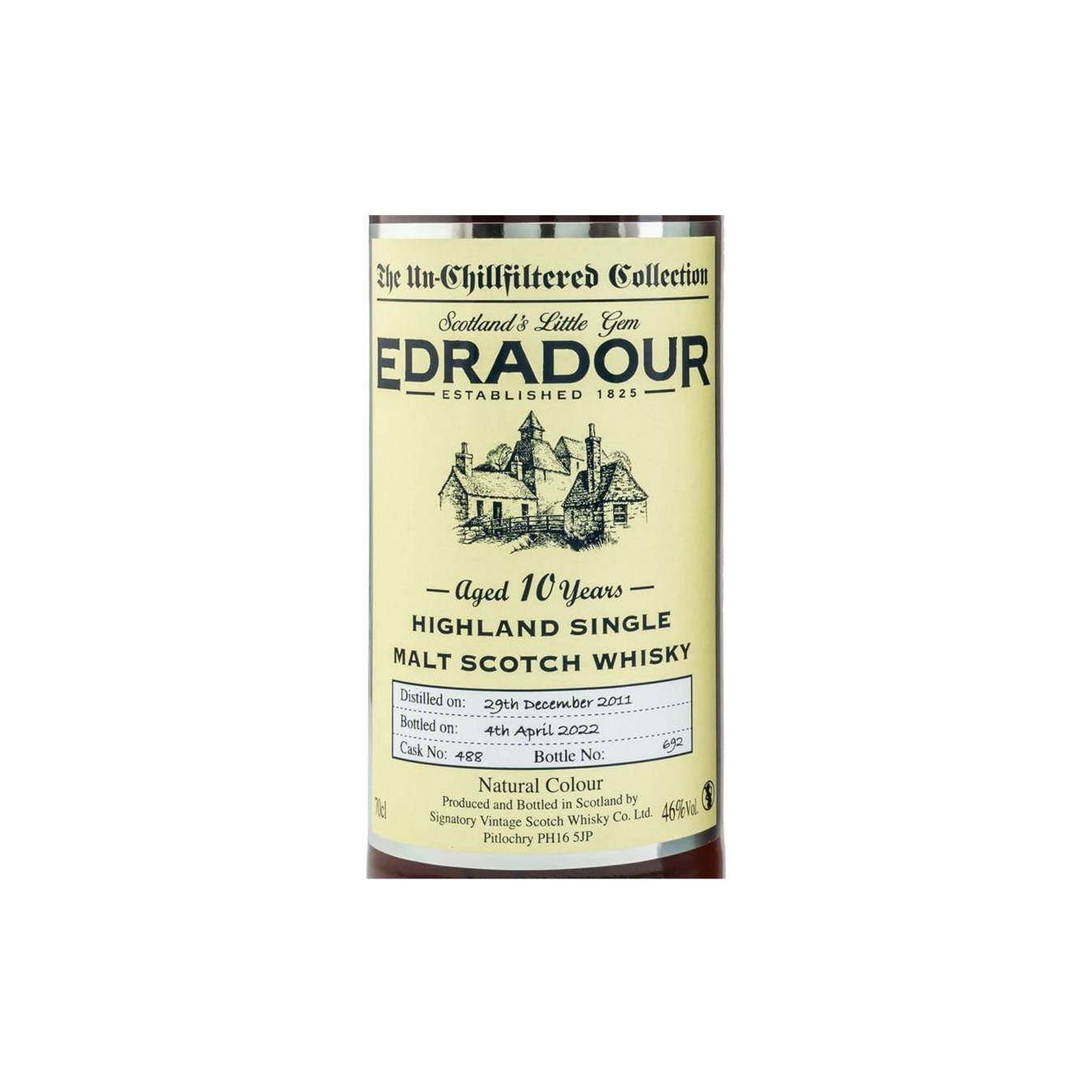 Edradour The Un-Chillfiltered Collection 2011 10 Years Single Malt Whisky 2