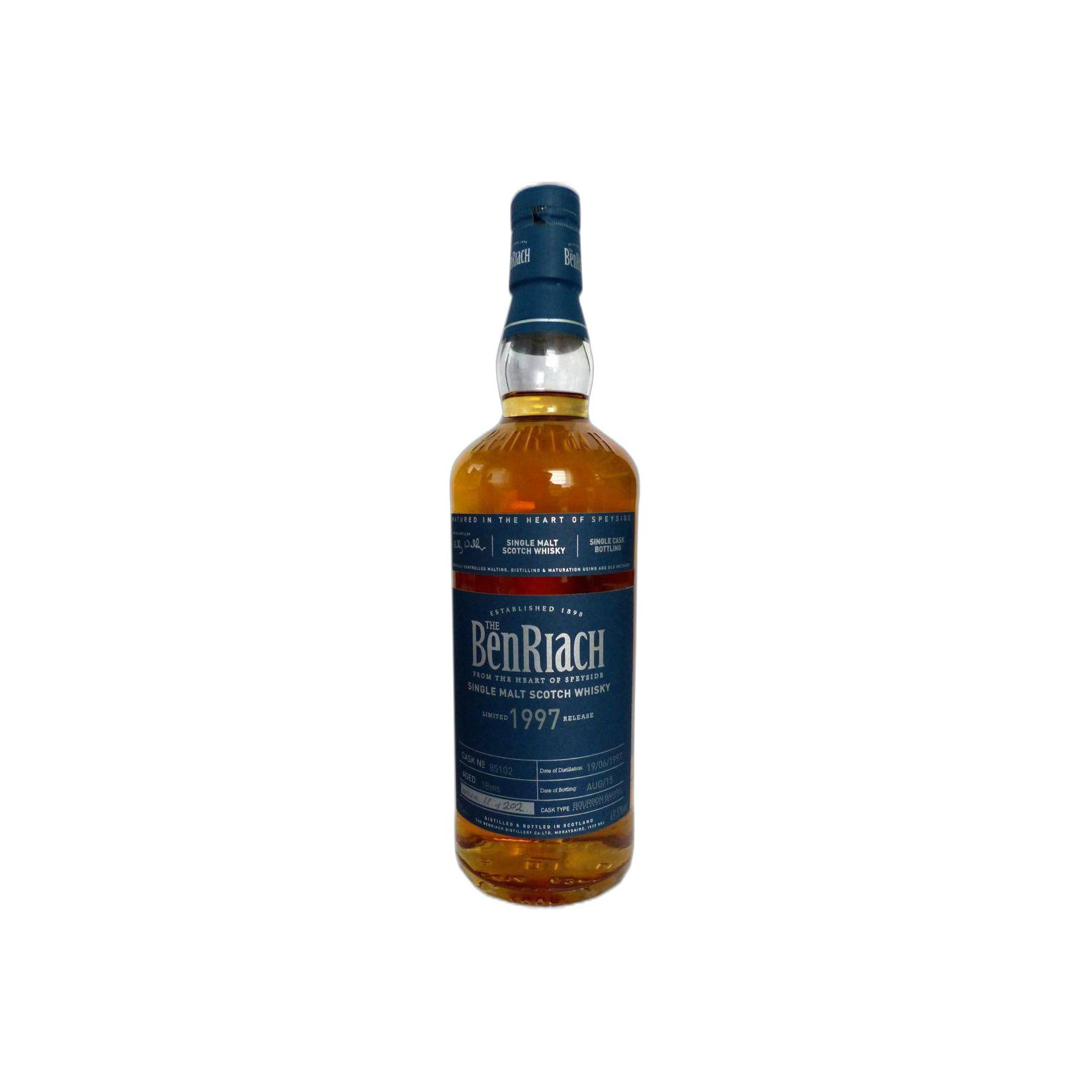 BenRiach Individual Cask Bottling 1997 18 Years Single Malt Whisky