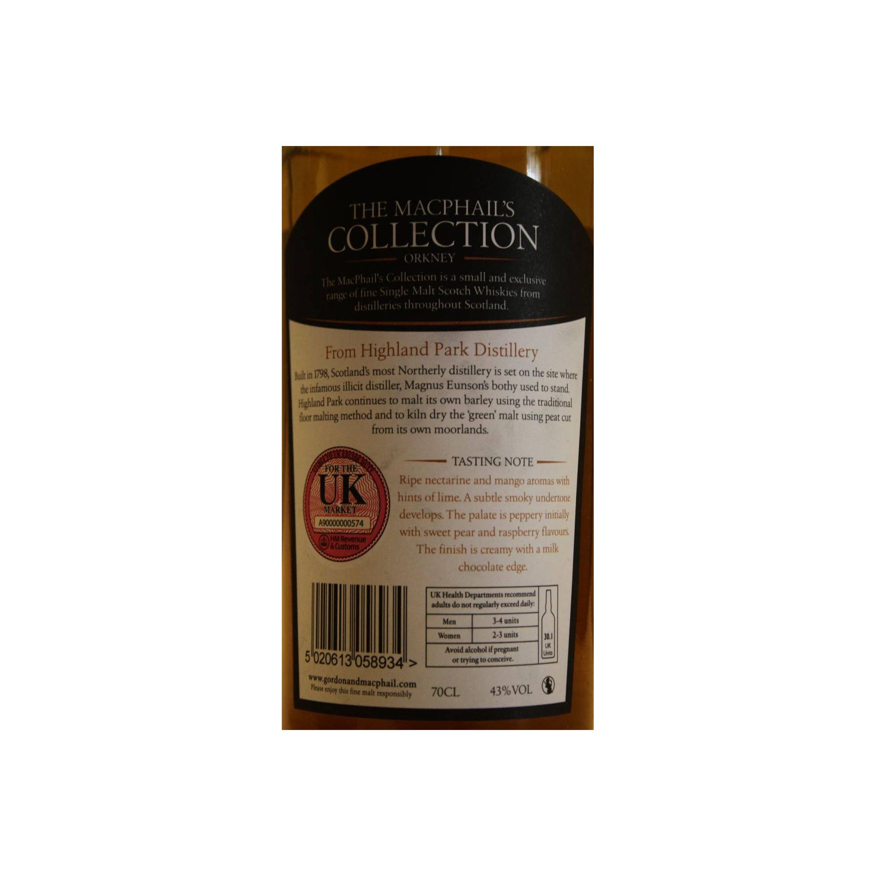 Highland Park 1989 27 Years Single Malt Whisky 3