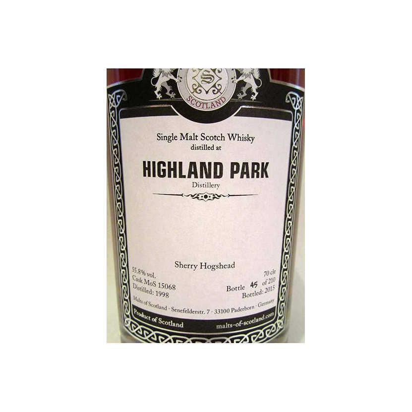 Highland Park 1998 17 Years Single Malt Whisky 2
