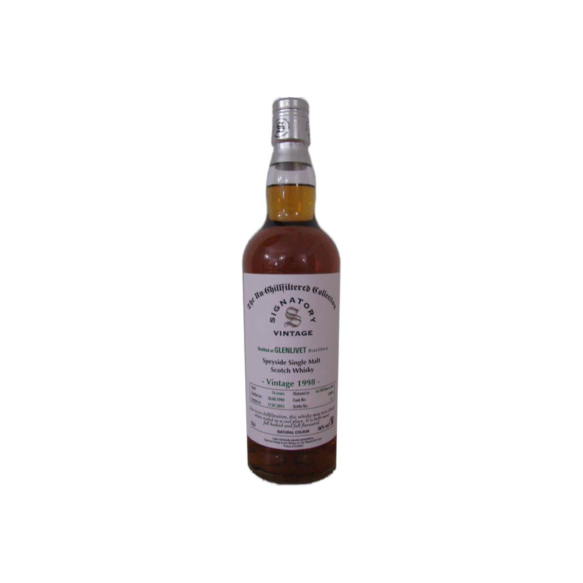 The Glenlivet The Un-Chillfiltered Collection 1998 16 Years Single Malt Whisky