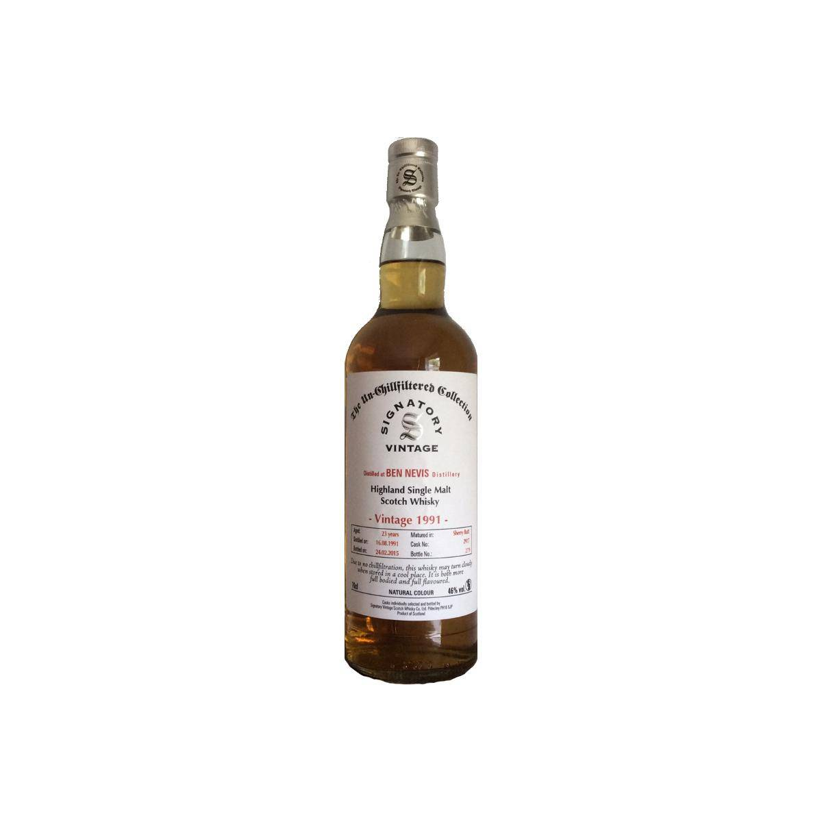 Ben Nevis The Un-Chillfiltered Collection 1991 23 Years Single Malt Whisky